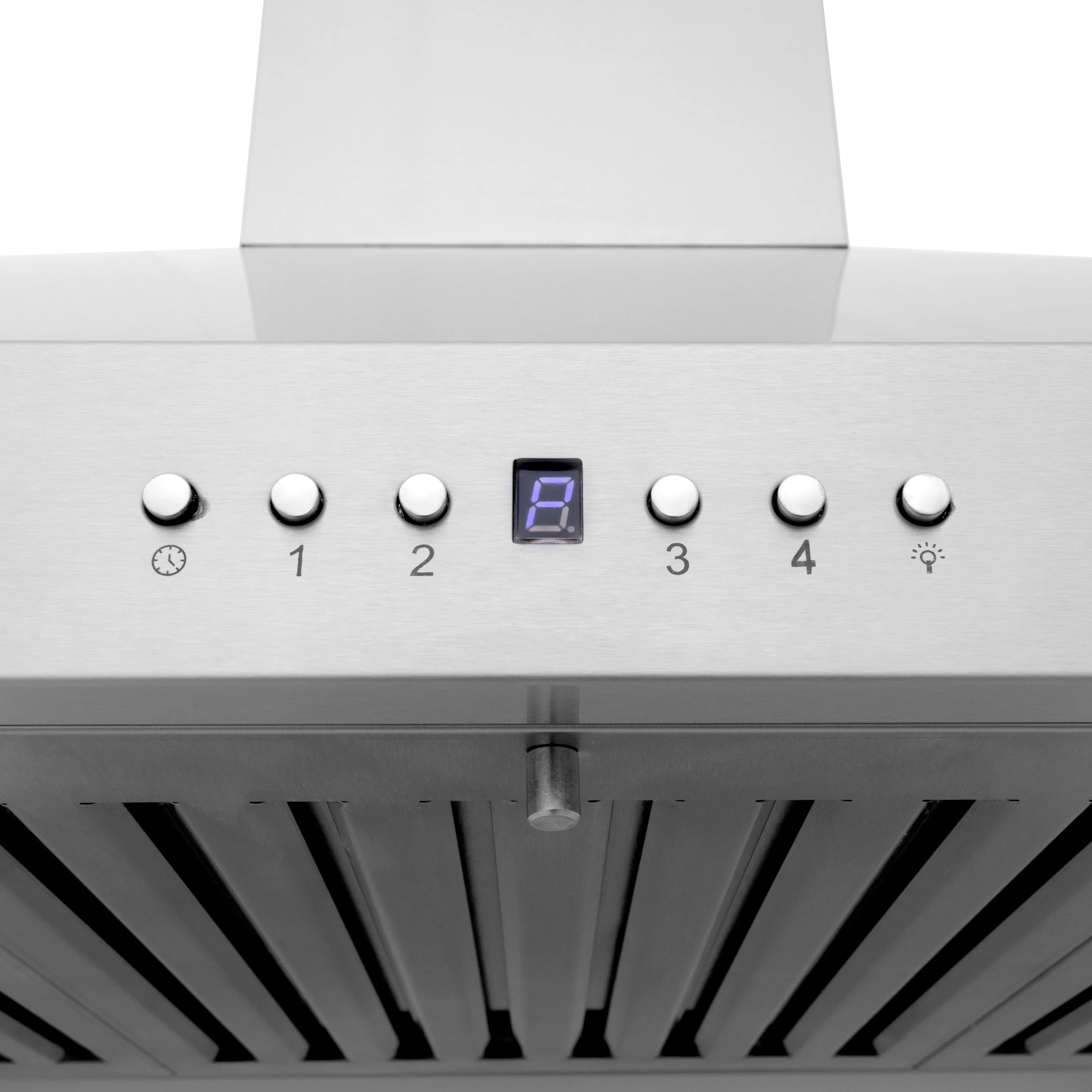 36" ZLINE CrownSound™Ducted Vent Wall Mount Range Hood in Stainless Steel with Built-in Bluetooth Speakers (KL3CRN-BT-36) - Image 9