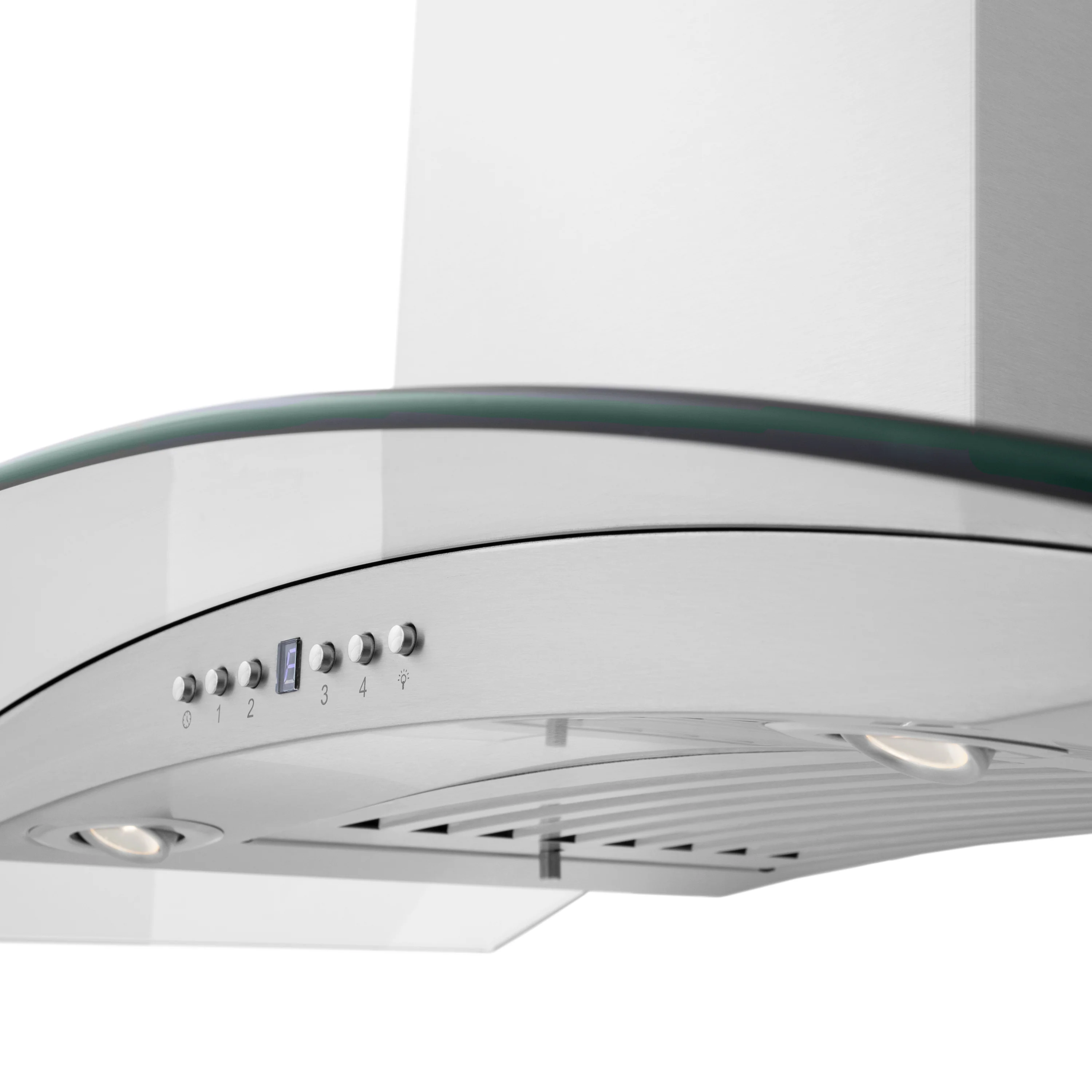 36" ZLINE CrownSound™Ducted Vent Wall Mount Range Hood in Stainless Steel with Built-in Bluetooth Speakers (KN4CRN-BT-36) - Image 9