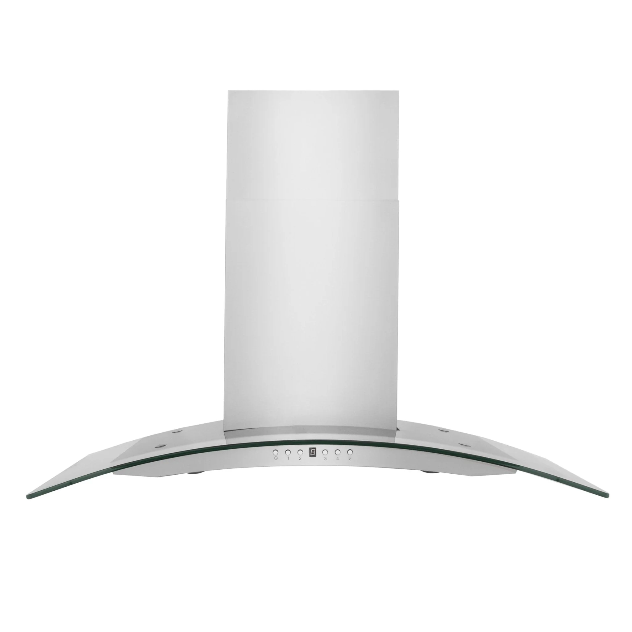 ZLINE 36" Convertible Vent Convertible Vent Wall Mount Range Hood in Stainless Steel & Glass (KN4-36)