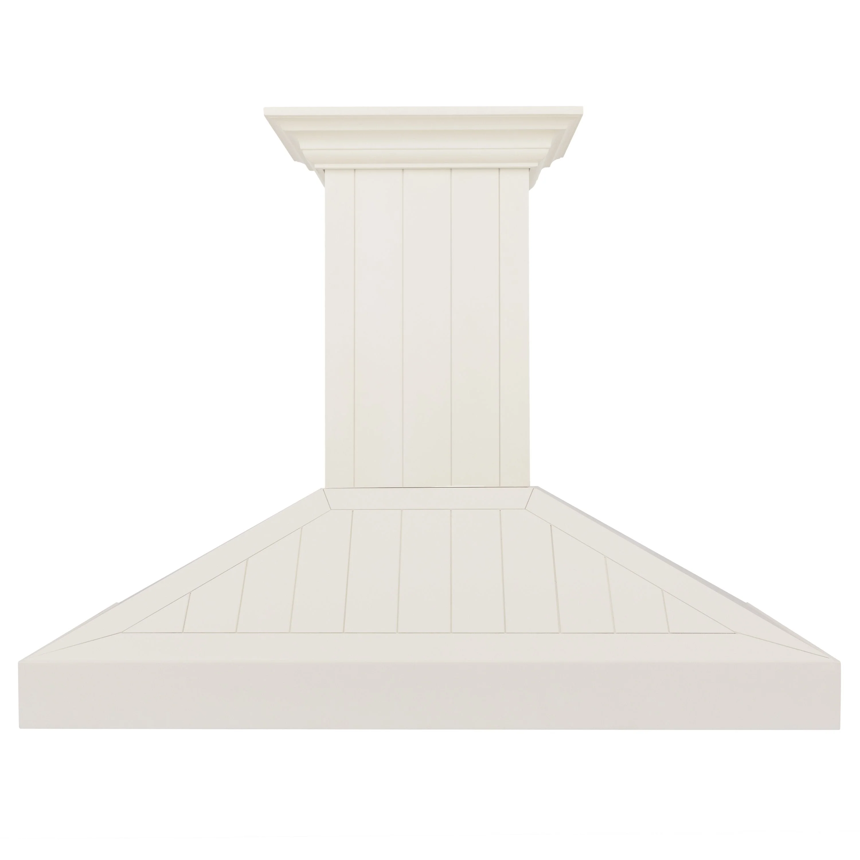 ZLINE 36" Ducted Vent Wooden Convertible Vent Wall Mount Range Hood in Cottage White (KPTT-36) - Image 3