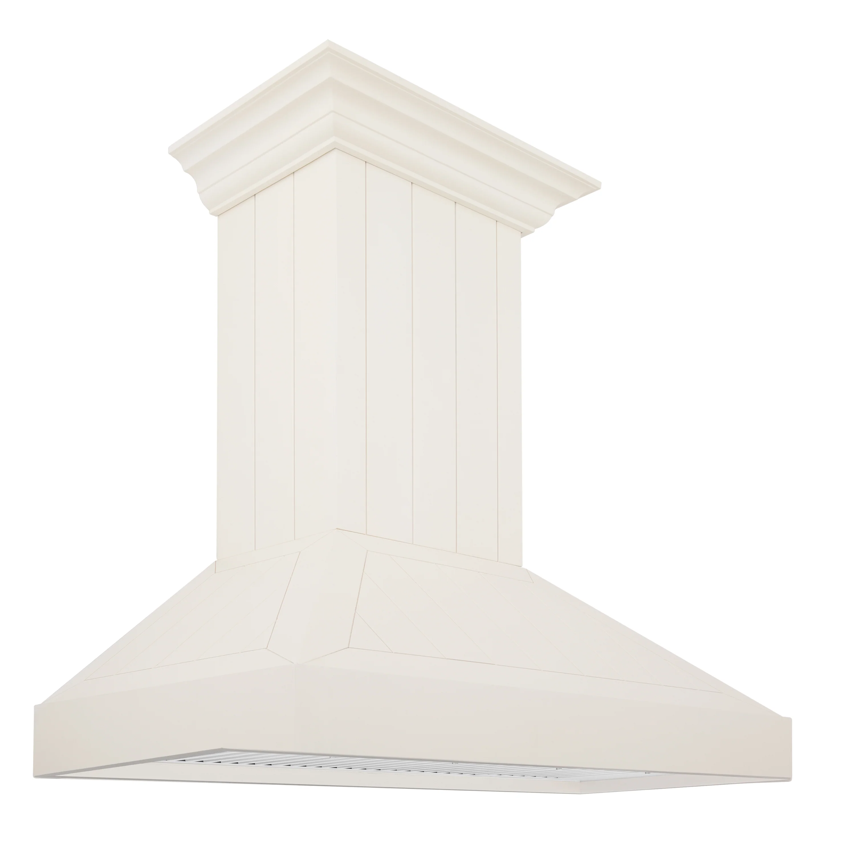 ZLINE 36" Ducted Vent Wooden Convertible Vent Wall Mount Range Hood in Cottage White (KPTT-36) - Image 6