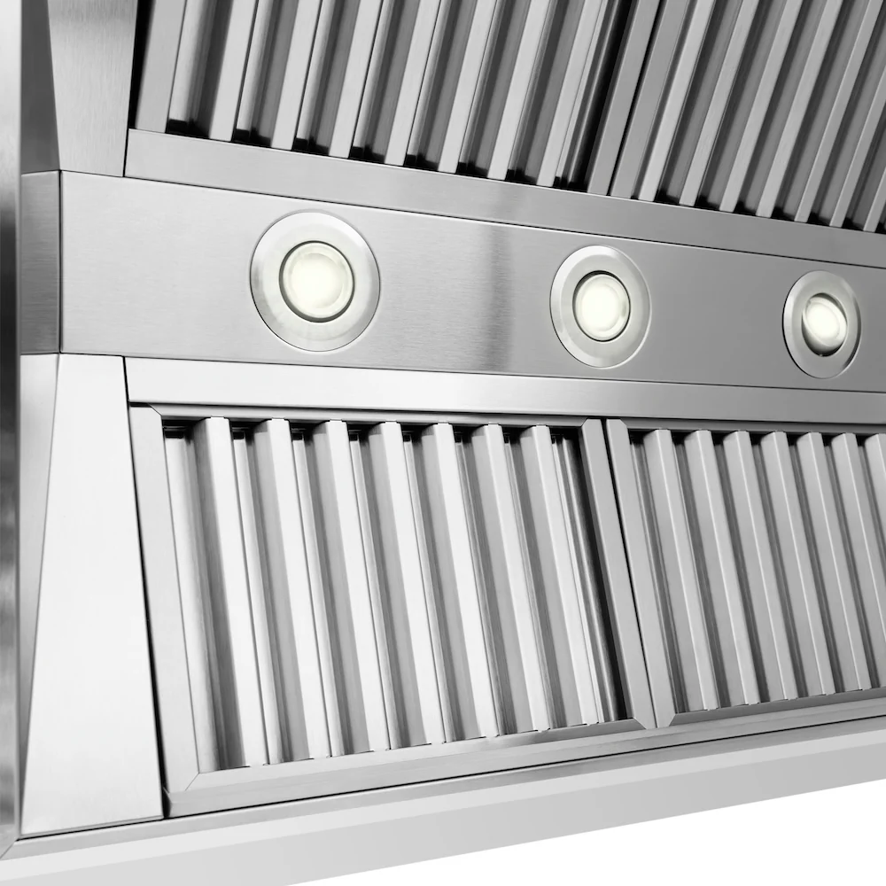ZLINE 36 in. Wooden Wall Mount Range Hood in Rustic Bright White Finish (355WW-36) - Image 6