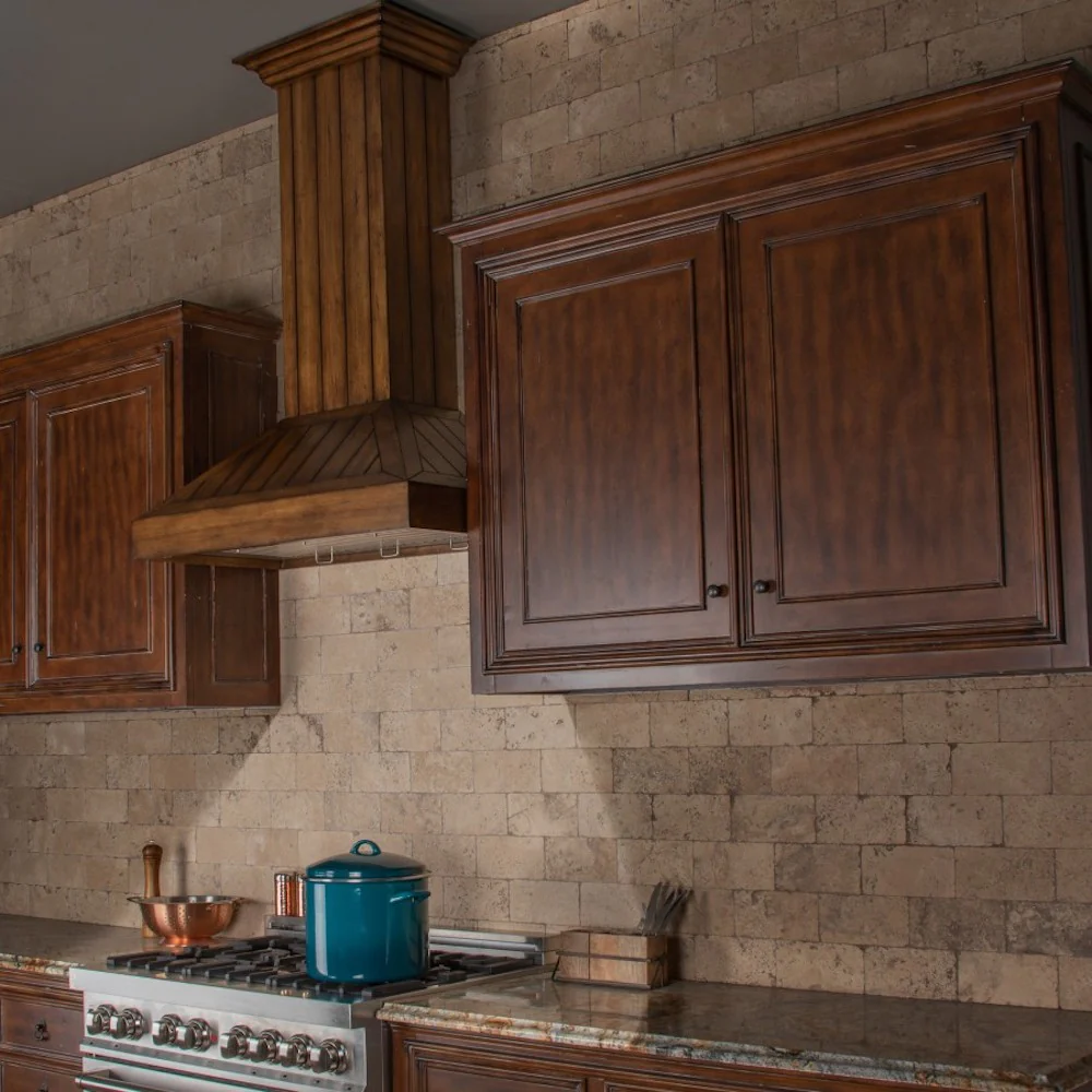 ZLINE 36" Wooden Convertible Vent Wall Mount Range Hood in Rustic Light Finish - Includes Motor (KPLL-36) - Image 12