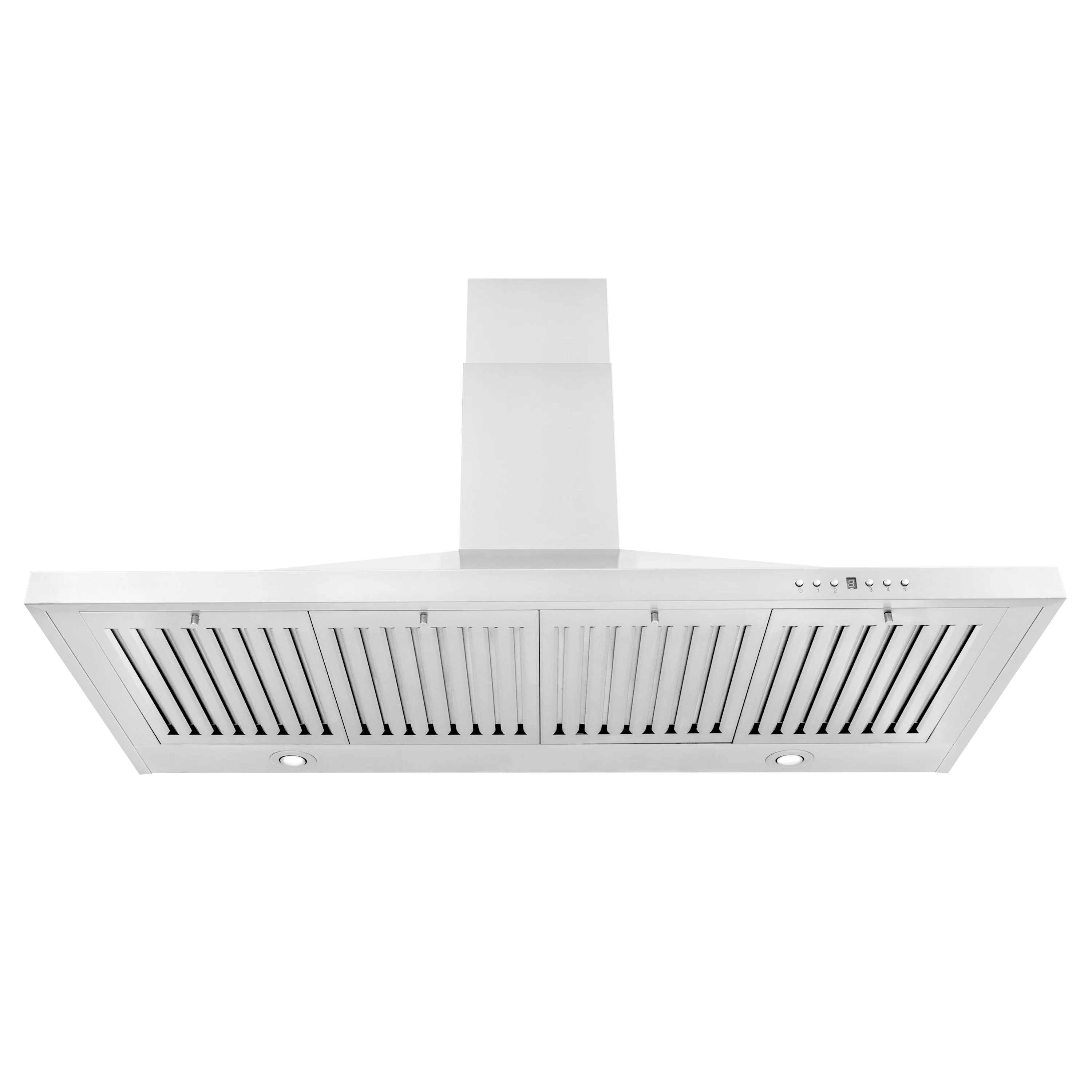 ZLINE 42" Convertible Wall Mount Range Hood in Stainless Steel with Set of 2 Charcoal Filters, LED lighting and Dishwasher-Safe Baffle Filters (KB-CF-42) - Image 6