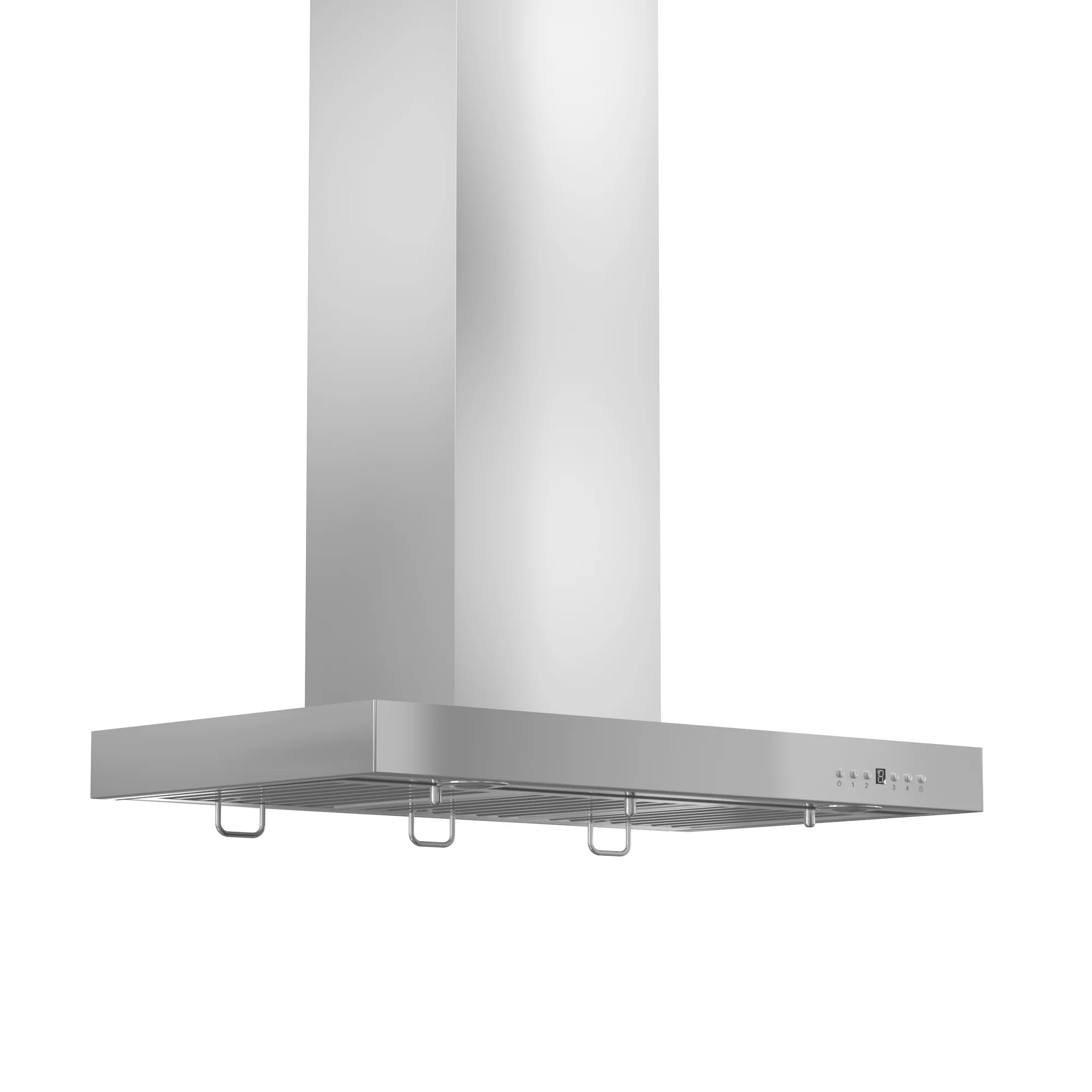 ZLINE 42" Convertible Vent Wall Mount Range Hood in Stainless Steel with Crown Molding (KECRN-42) - Image 4