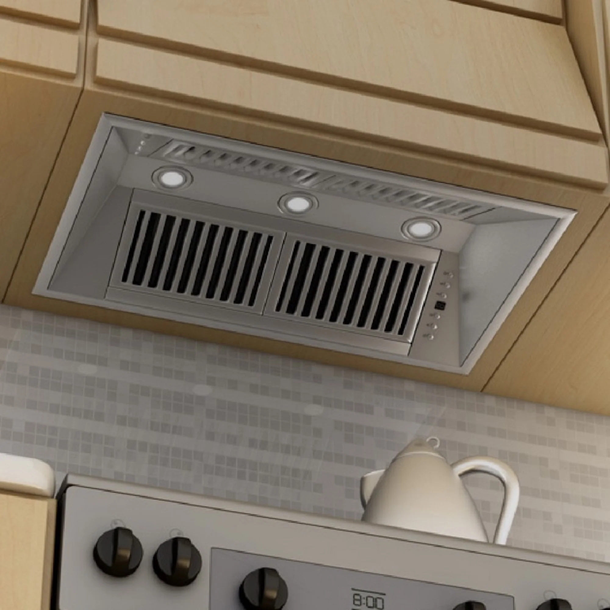 ZLINE 46" Ducted Island Mount Range Hood Insert in Stainless Steel (824i-46) - Image 2