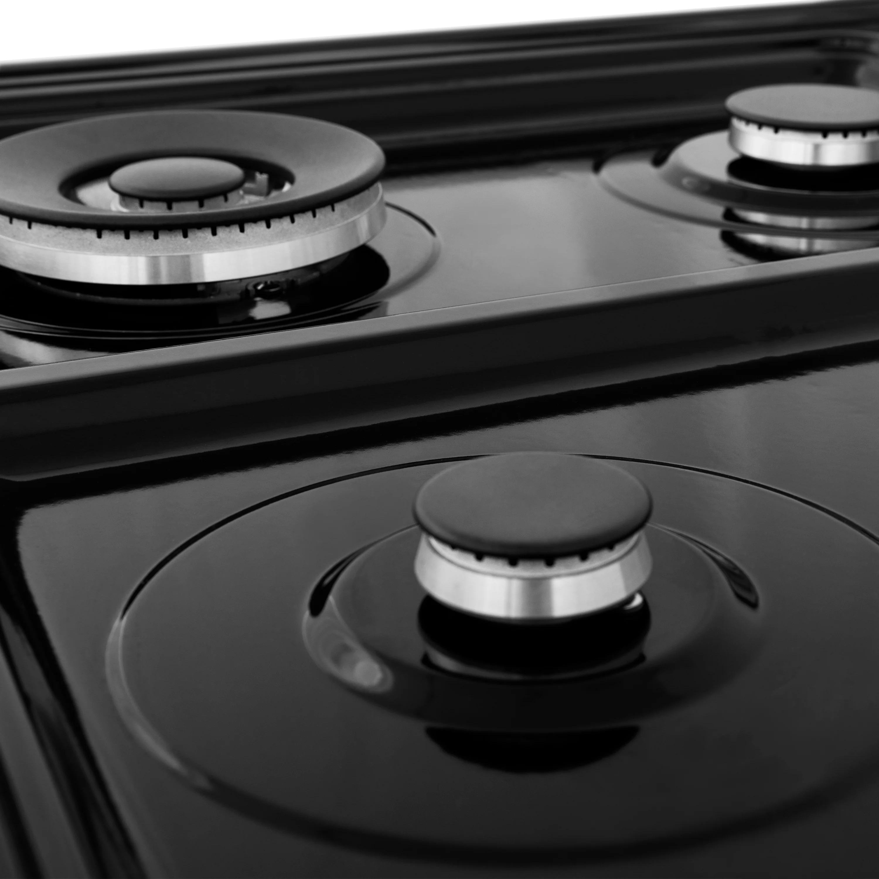ZLINE 48 in. 6.0 cu. ft. Legacy Dual Fuel Range with 7 Burner Gas Cooktop and 2 Electric Ovens in Black Stainless Steel (RAB-48) - Image 8