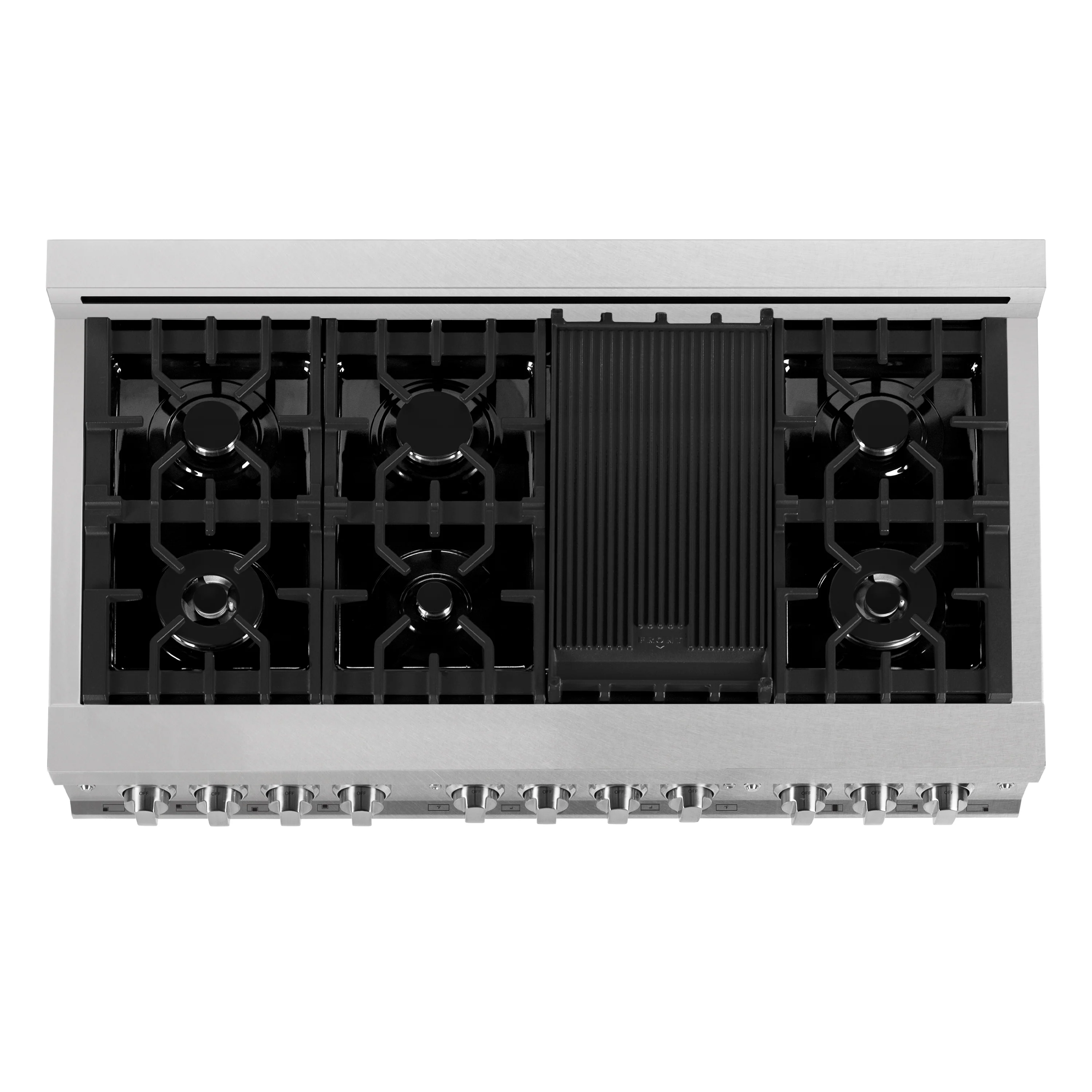 ZLINE 48 in. 6.0 cu. ft. Range with Natural Gas Stove and Natural Gas Oven in Fingerprint Resistant Stainless Steel (RGS-SN-48) - Image 17