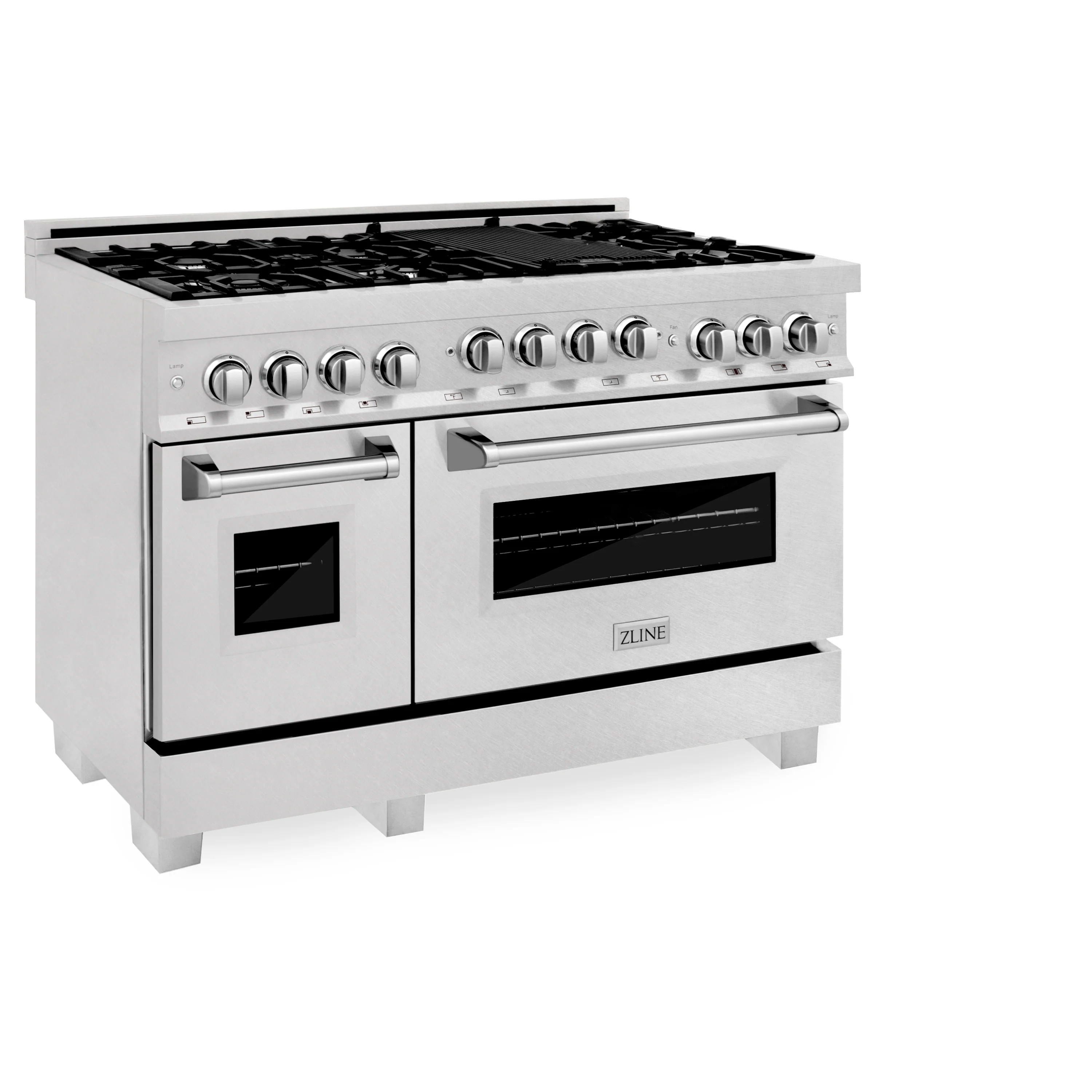 ZLINE 48 in. 6.0 cu. ft. Range with Natural Gas Stove and Natural Gas Oven in Fingerprint Resistant Stainless Steel (RGS-SN-48) - Image 6