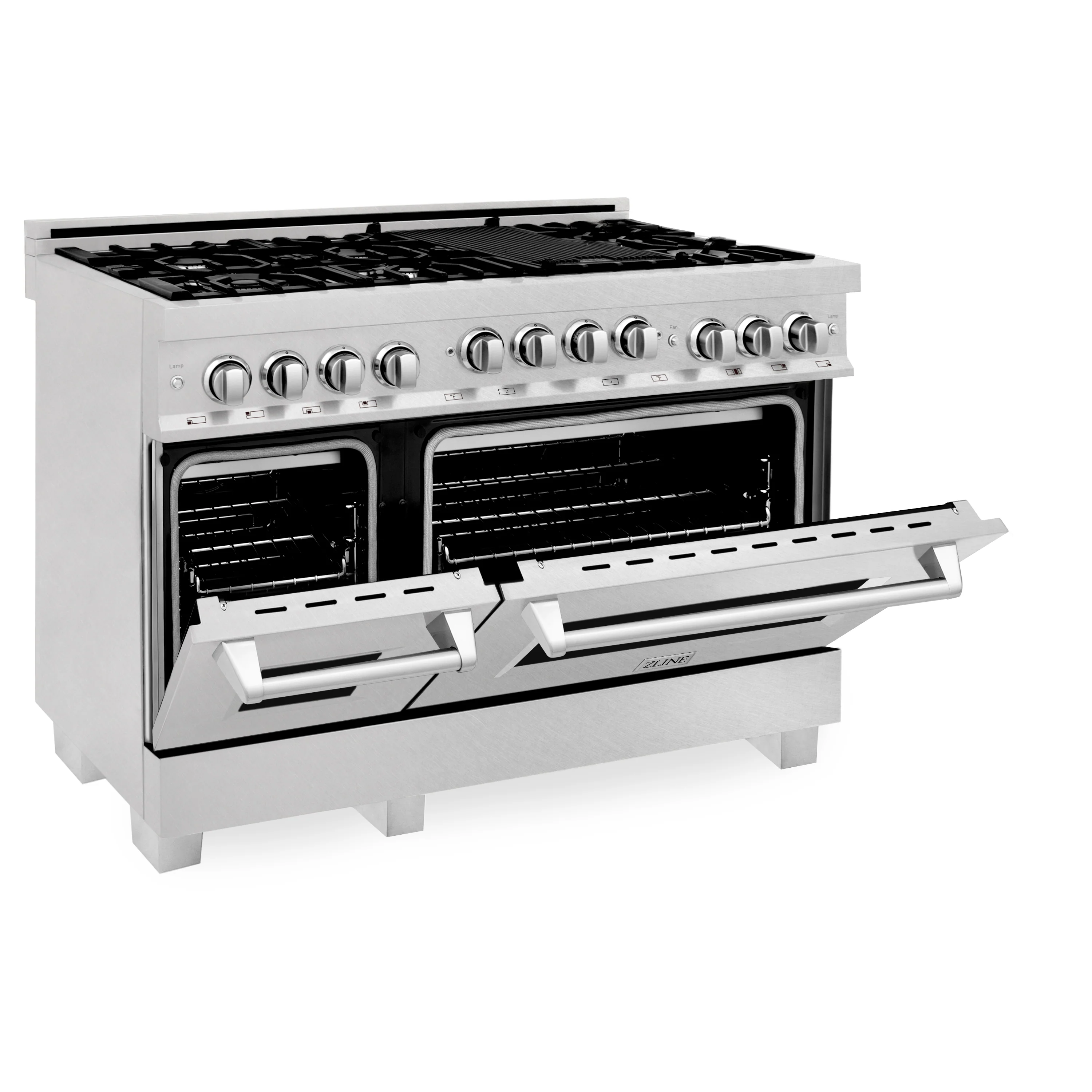 ZLINE 48 in. 6.0 cu. ft. Range with Natural Gas Stove and Natural Gas Oven in Fingerprint Resistant Stainless Steel (RGS-SN-48) - Image 7