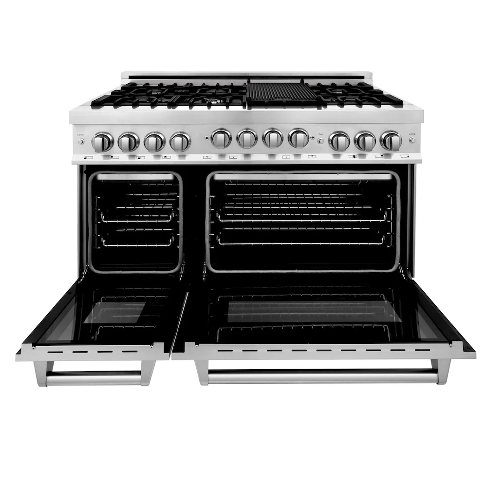 ZLINE 48 in. 6.0 cu. ft. Range with Natural Gas Stove and Natural Gas Oven in Stainless Steel, Open Box-Great Condition - Image 6