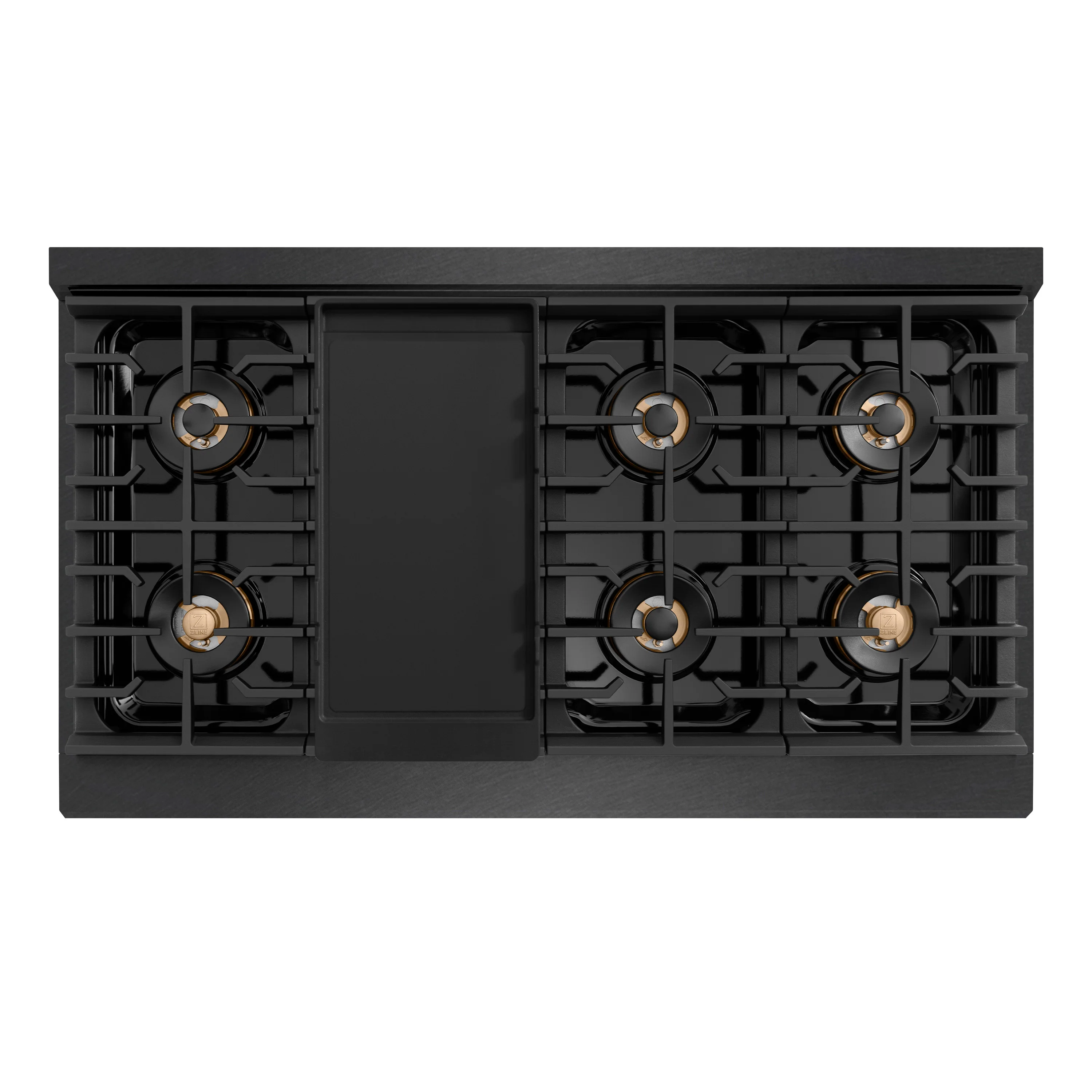 ZLINE 48 in. 6.7 cu. ft. Paramount Dual Fuel Range with 8 Burner DuoPro™ Cooktop and Dual Ovens in Black Satin Stainless Steel, Open Box-Great Condition - Image 5