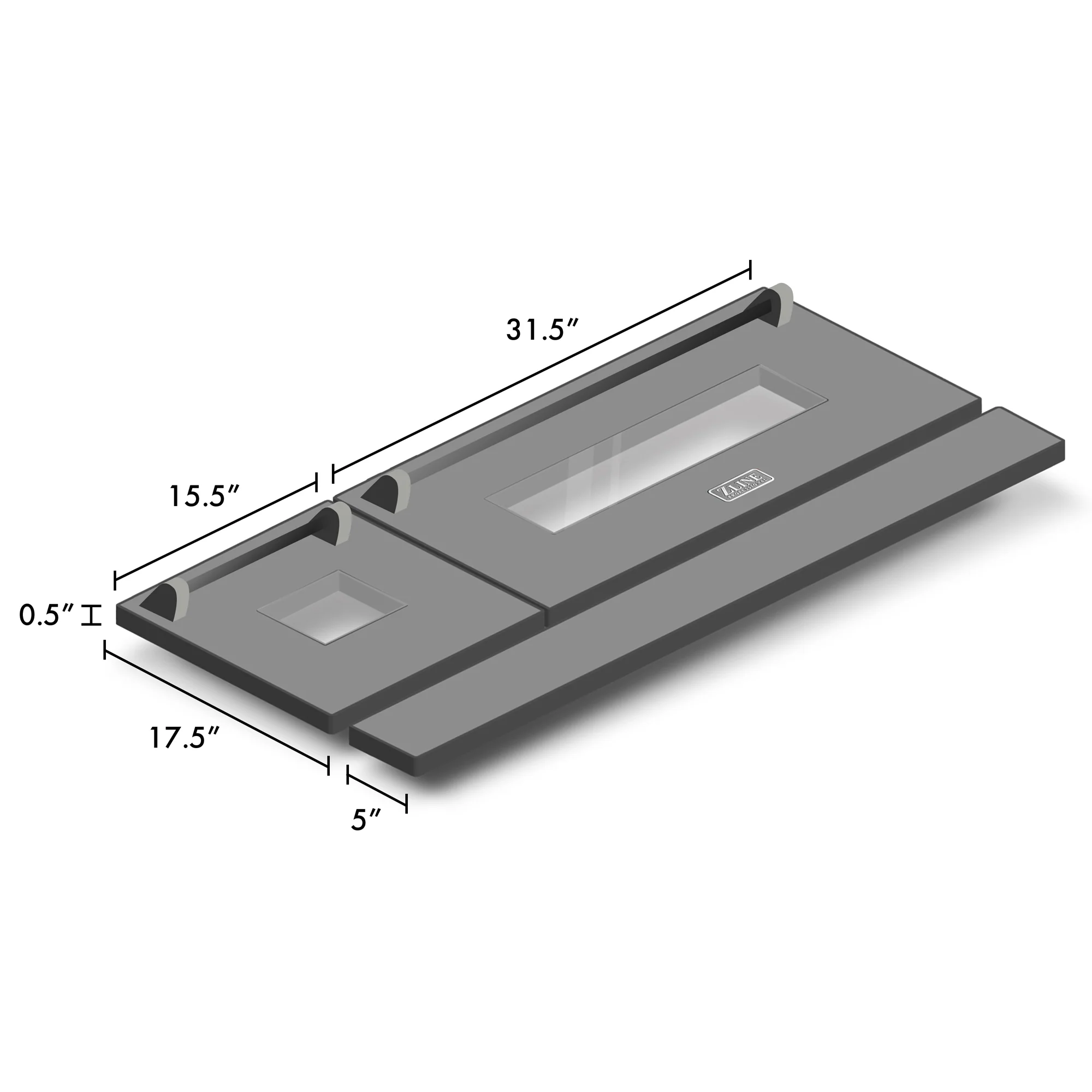 ZLINE 48 in. Blue Matte Range Doors for RA and RG Models (RA-DR-BM-48) - Image 4