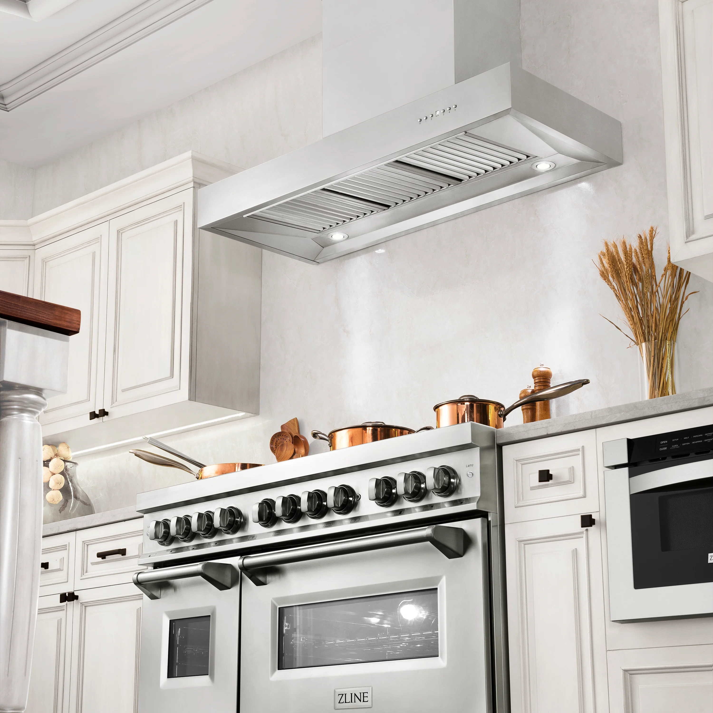 ZLINE 48" Ducted Professional Wall Mount Range Hood in Stainless Steel (KECOM-48) - Image 10