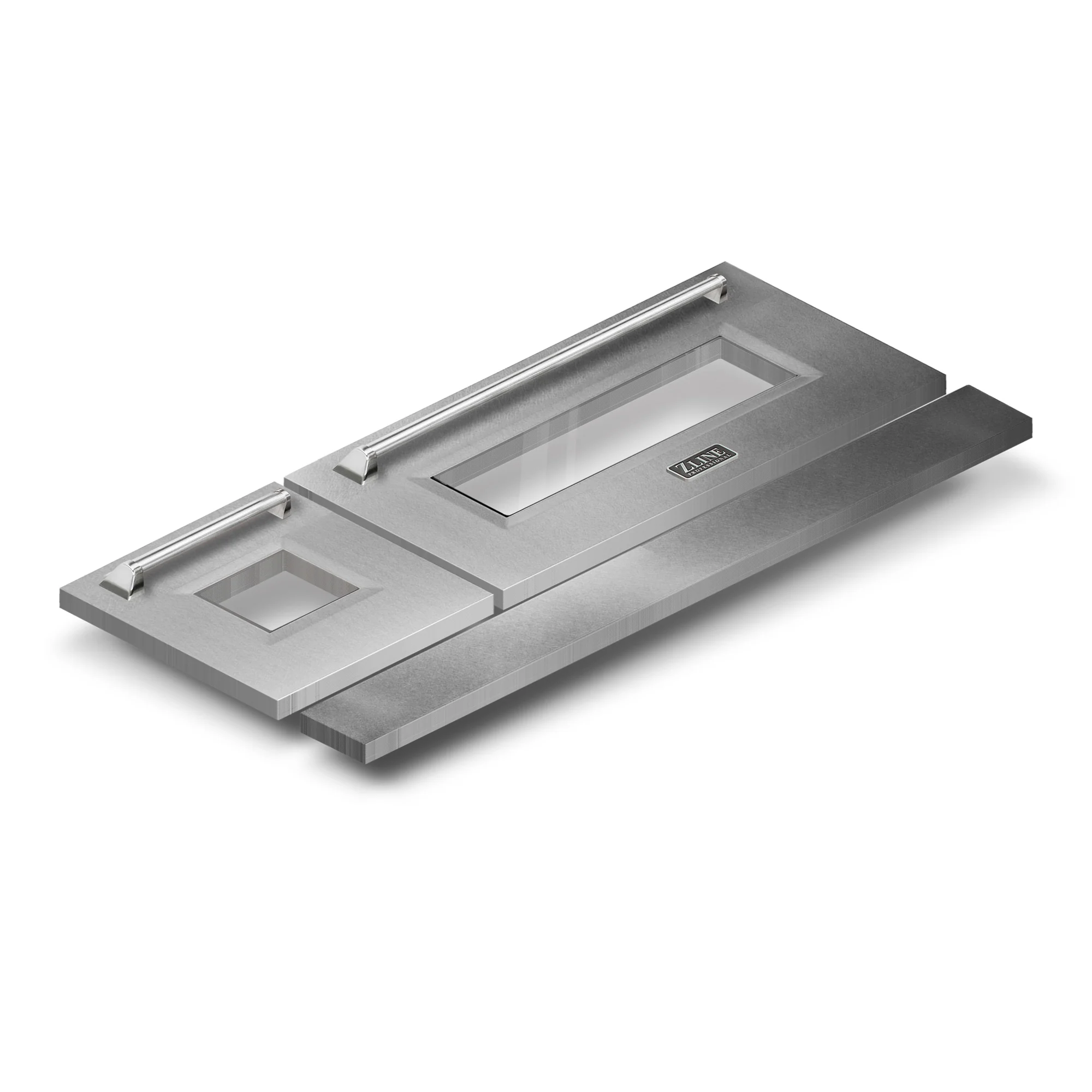ZLINE 48 in. Satin Stainless Steel Range Doors for RA and RG Models (RA-DR-SN-48) - Image 3