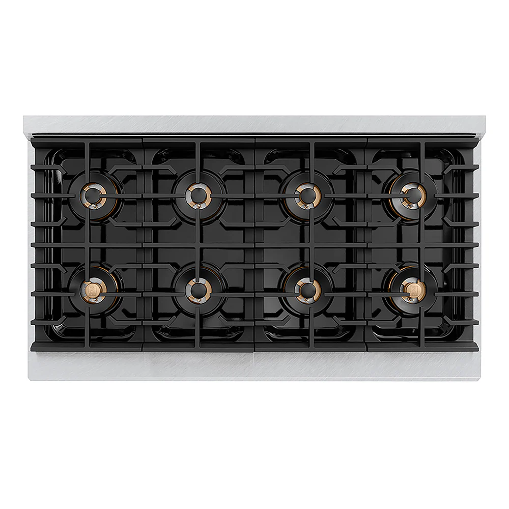 ZLINE 48 in. Paramount Gas Rangetop with 8 Burner DuoPro™ Cooktop in Satin Stainless Steel, Open Box-Great Condition - Image 2