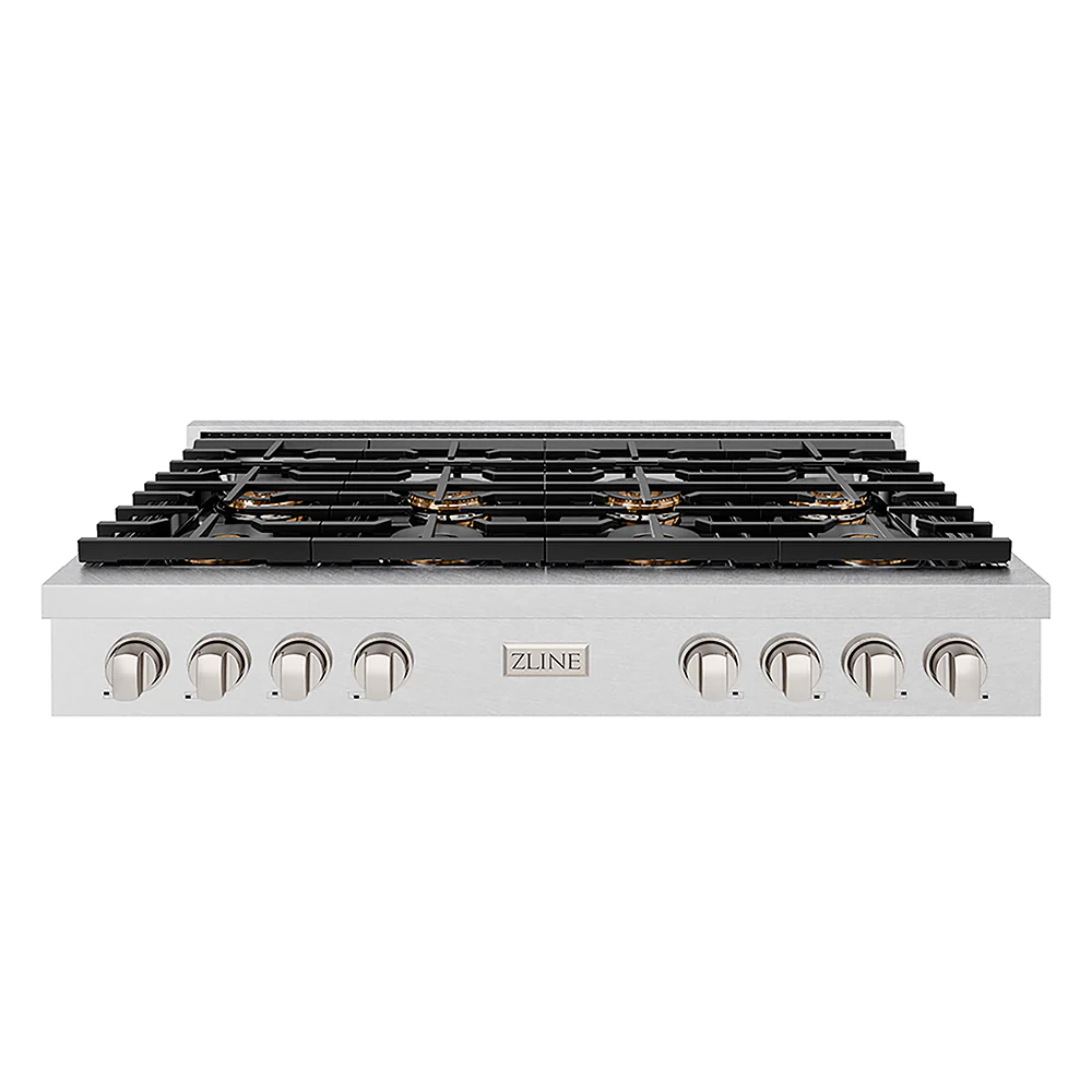 ZLINE 48 in. Paramount Gas Rangetop with 8 Burner DuoPro™ Cooktop in Satin Stainless Steel, Open Box-Great Condition - Image 3