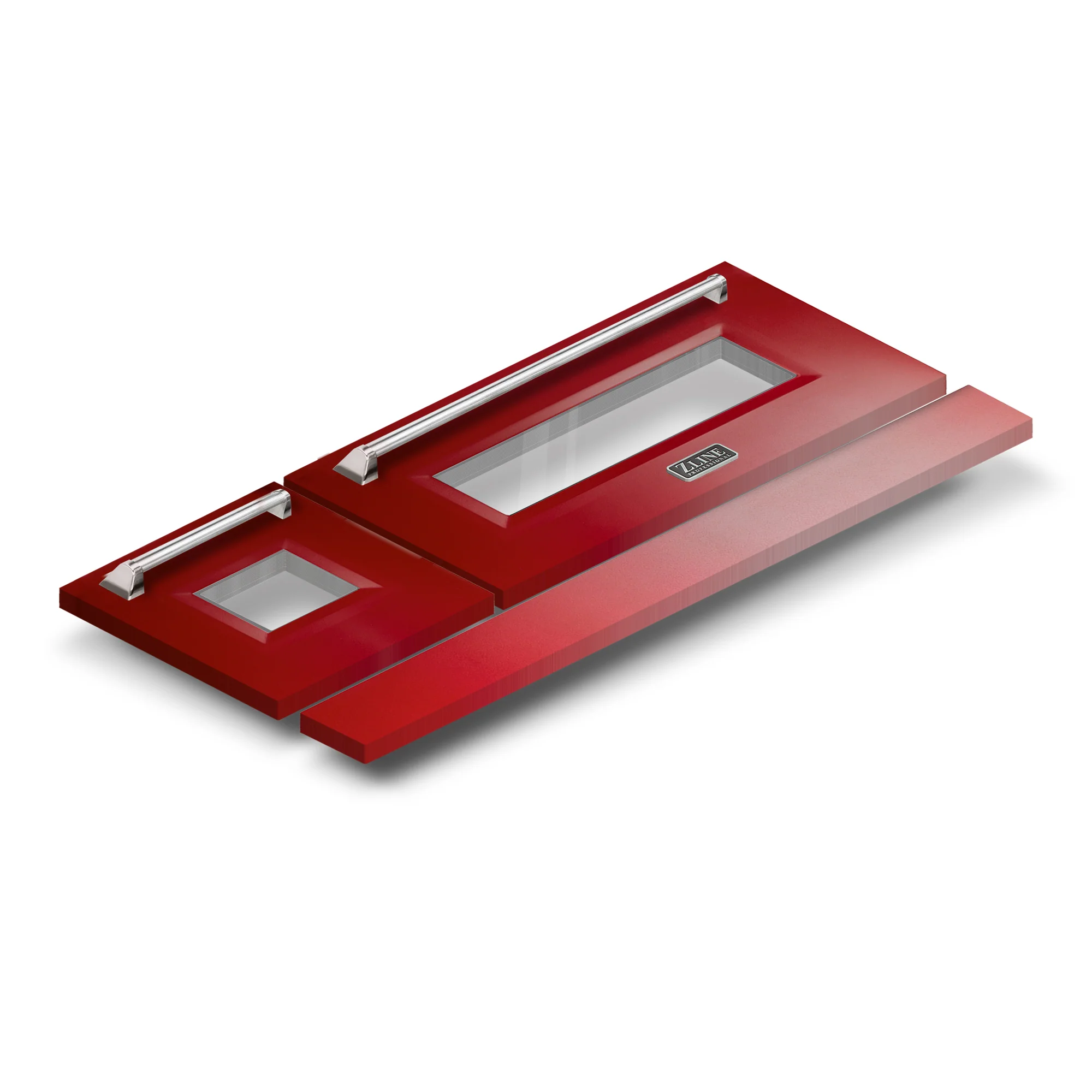 ZLINE 48 in. Red Matte Range Doors for RA and RG Models (RA-DR-RM-48) - Image 2