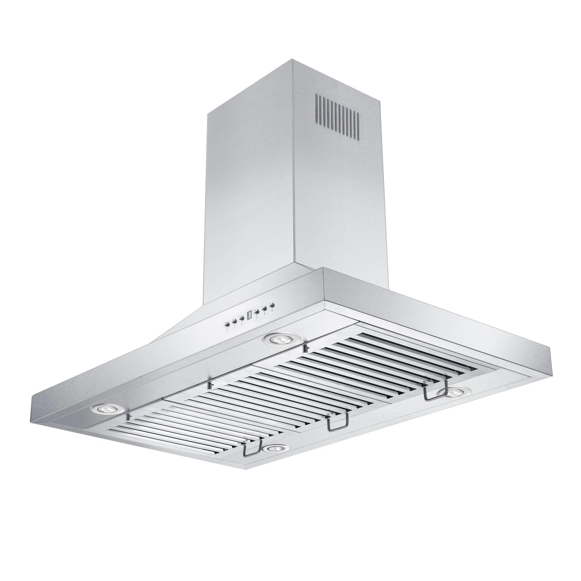 48 in. Ducted Island Mount Range Hood with Dual Remote Blower in Stainless Steel (GL2i-RD-48) - Image 5