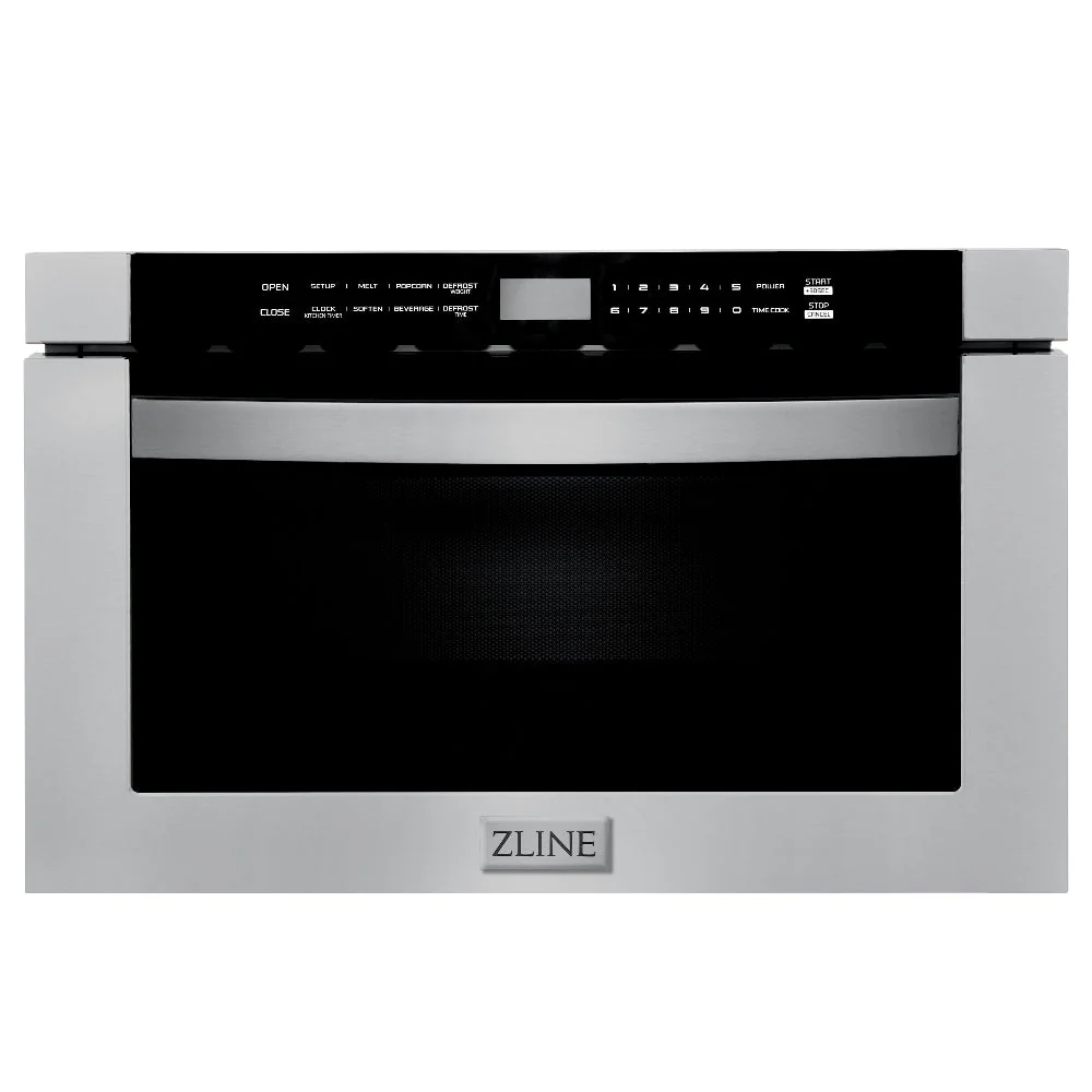 ZLINE Kitchen Package with 36 in. French Door Refrigerator, 48 in. Dual Fuel Range, 48 in. Range Hood, 24 in. Microwave Drawer, 24 in. Tall Tub Dishwasher and 24 in. Wine Cooler in Stainless Steel (6KPR-RARH48-MWDWV-RWV) - Image 15