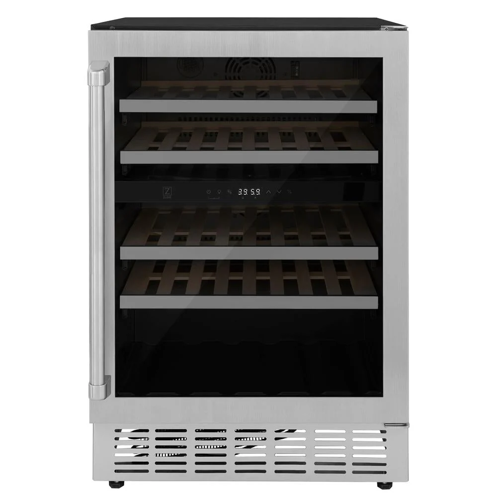 ZLINE Kitchen Package with 36 in. French Door Refrigerator, 48 in. Dual Fuel Range, 48 in. Range Hood, 24 in. Microwave Drawer, 24 in. Tall Tub Dishwasher and 24 in. Wine Cooler in Stainless Steel (6KPR-RARH48-MWDWV-RWV) - Image 23