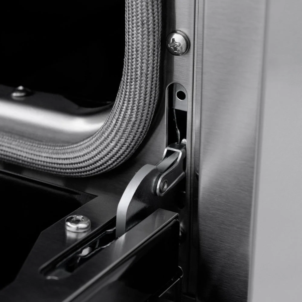 ZLINE 48 in. 6.7 cu. ft. Paramount Double Oven Gas Range with 8 Burner Cooktop in Stainless Steel with Black Matte Doors (SGR-BLM-48) - Image 9