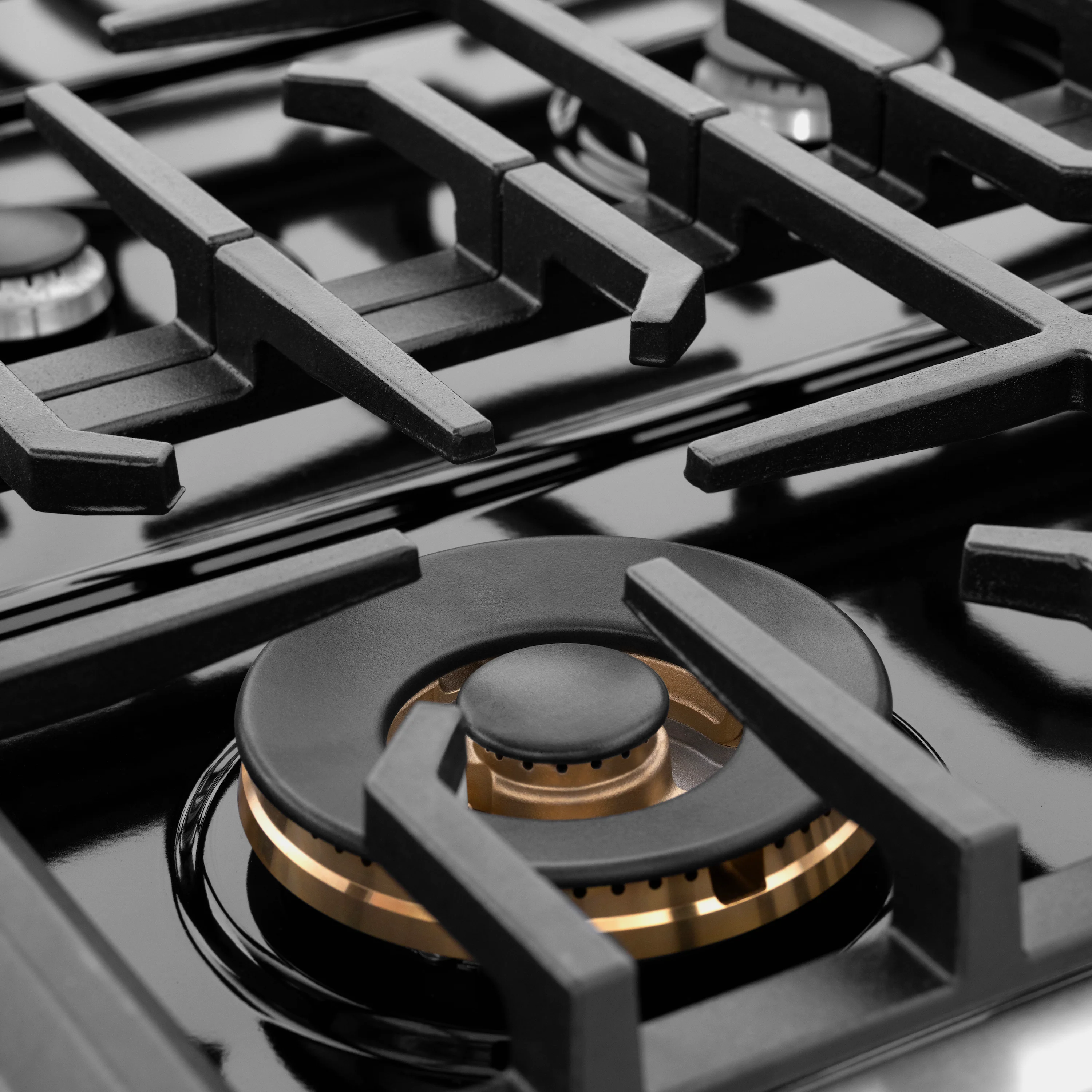 ZLINE 48 in. Paramount Gas Rangetop with 8 Burners and Porcelain Cooktop in Stainless Steel (SRT48) - Image 5