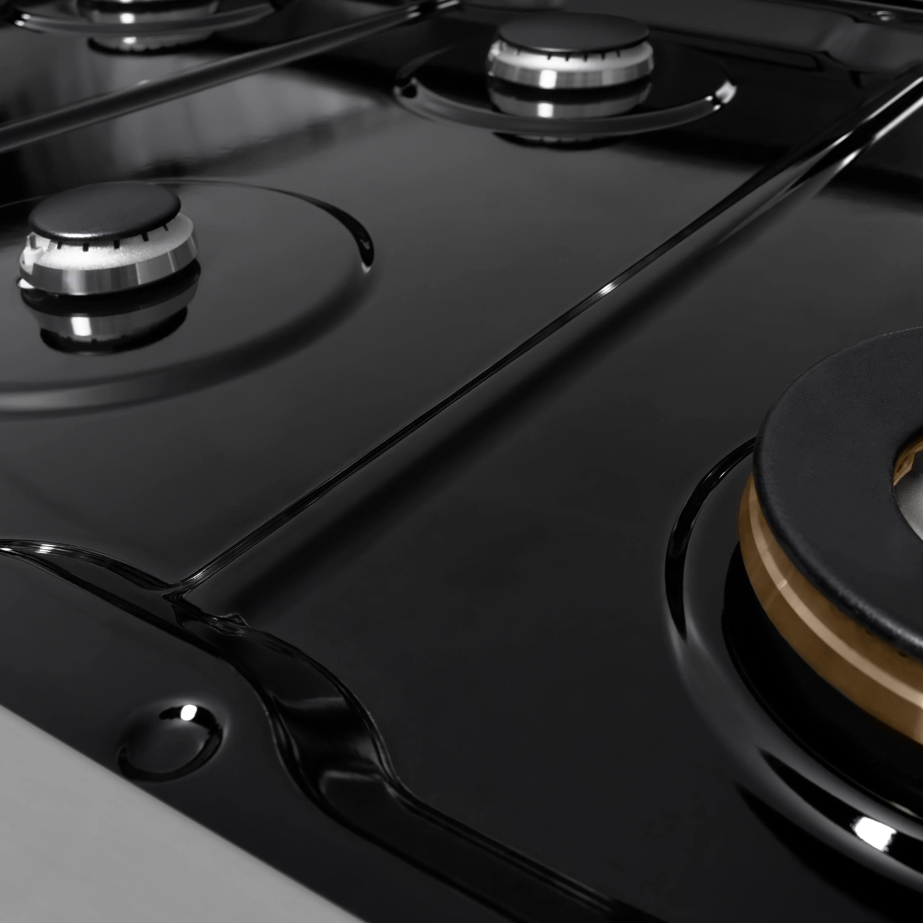 ZLINE 48 in. Paramount Gas Rangetop with 8 Burners and Porcelain Cooktop in Stainless Steel (SRT48) - Image 7