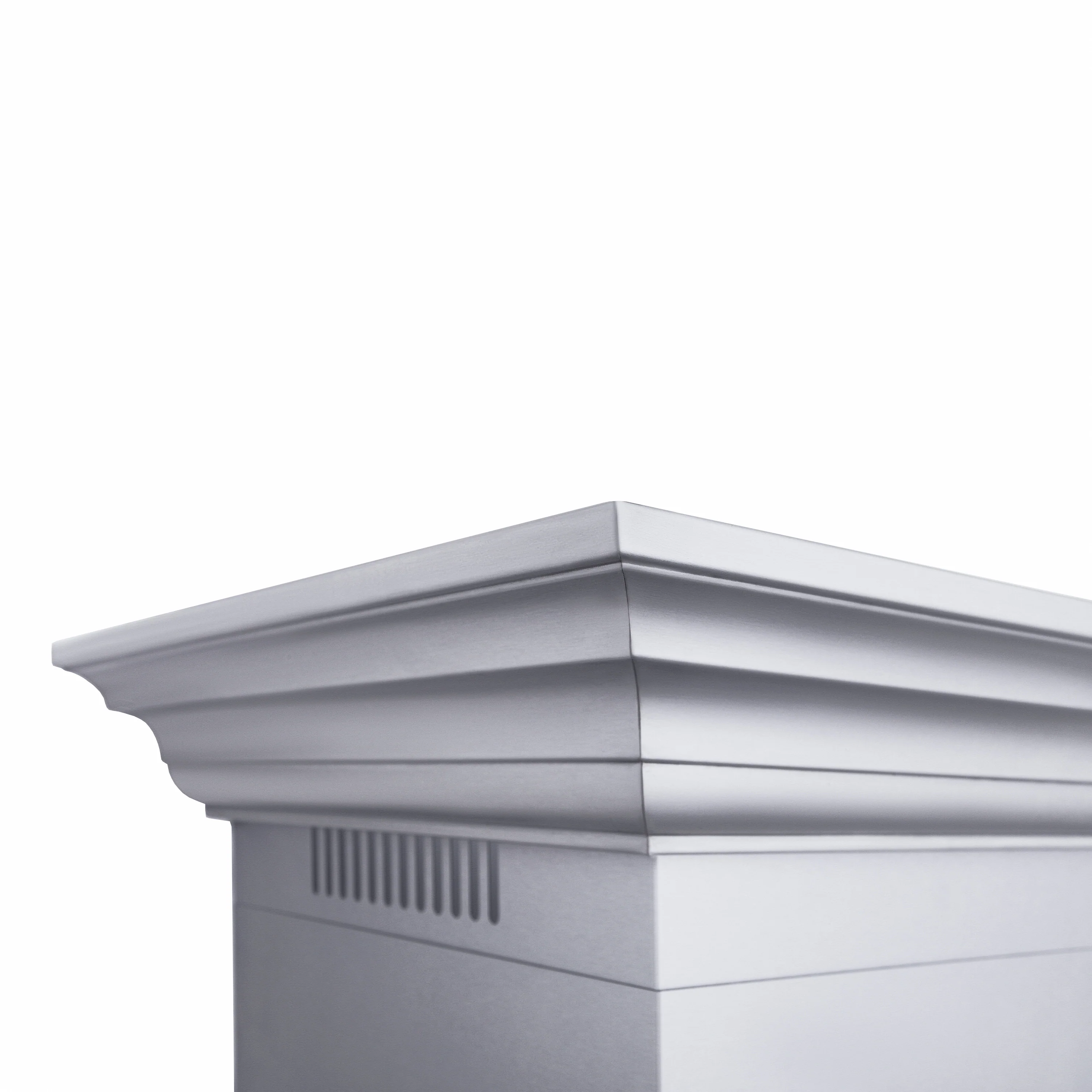 ZLINE 48" Professional Ducted Wall Mount Range Hood in Stainless Steel with Crown Molding (667CRN-48) - Image 16