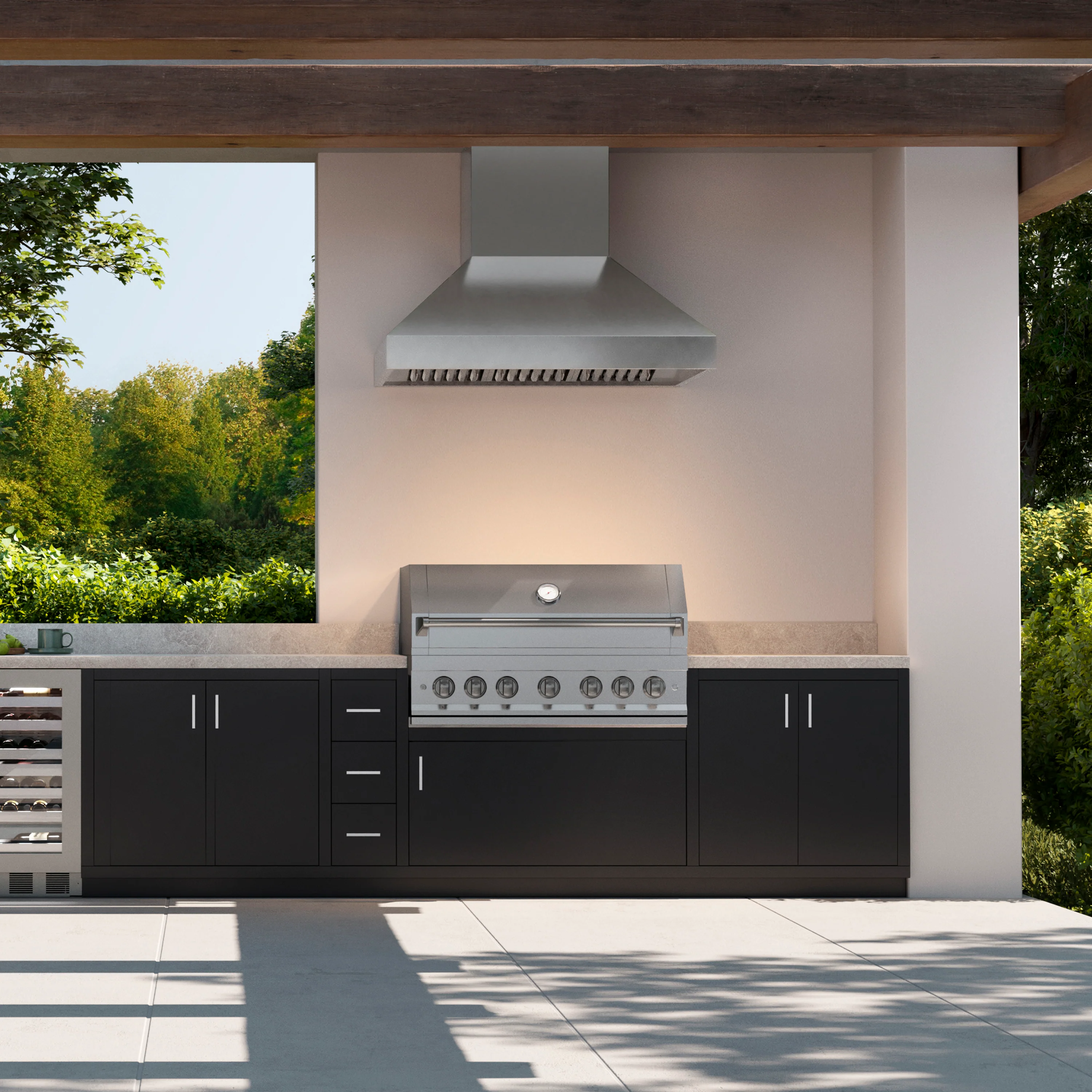 ZLINE 48 in. Wall Mount Outdoor Grill Hood (GOW1-48) - Image 10