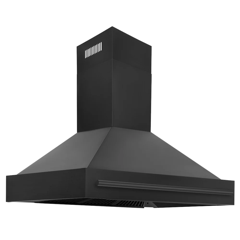 ZLINE 48" Black Stainless Steel Range Hood with Black Stainless Steel Handle (BS655-48-BS) - Image 5