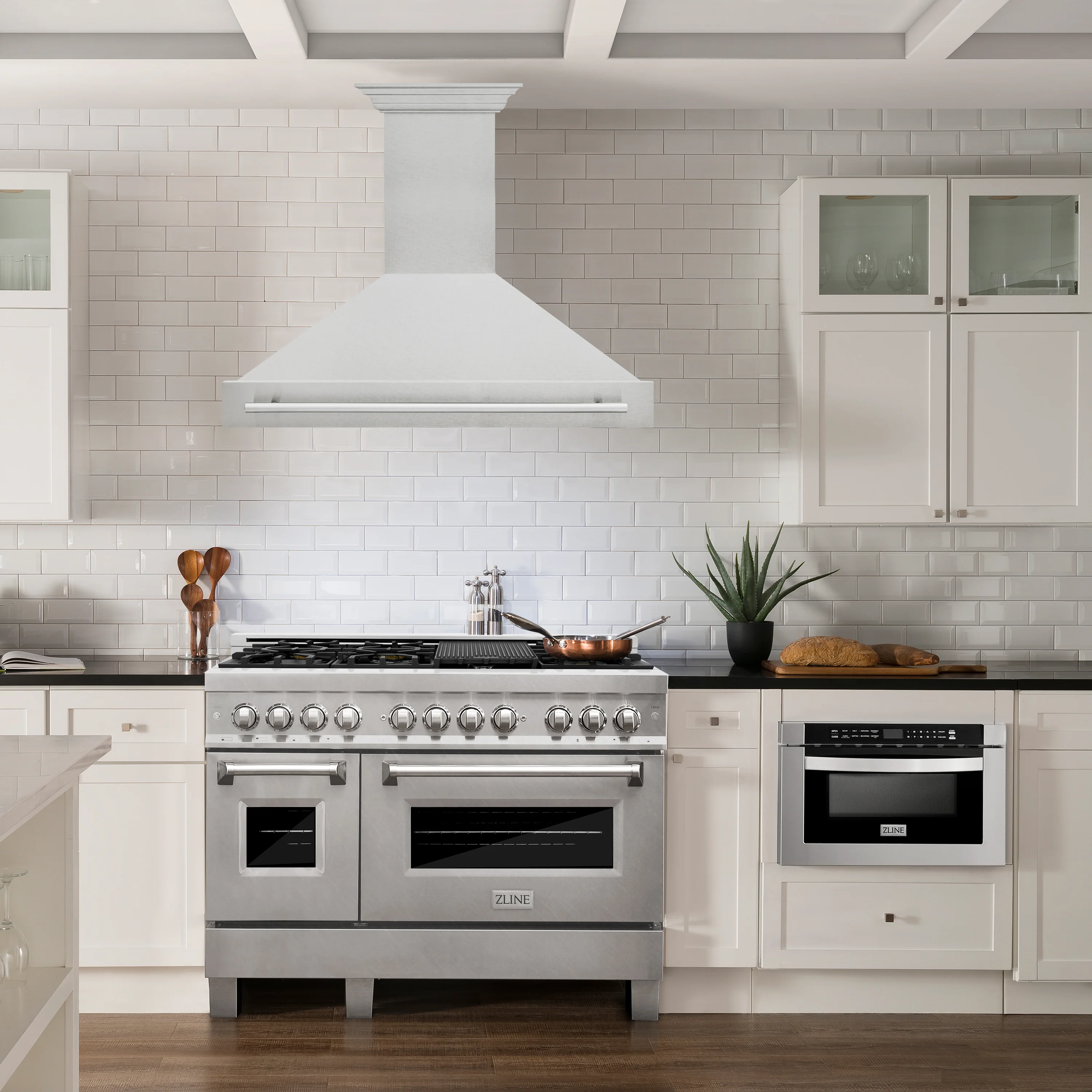 ZLINE 48" Fingerprint Resistant Stainless Steel Range Hood (8654SNX-48) - Image 2