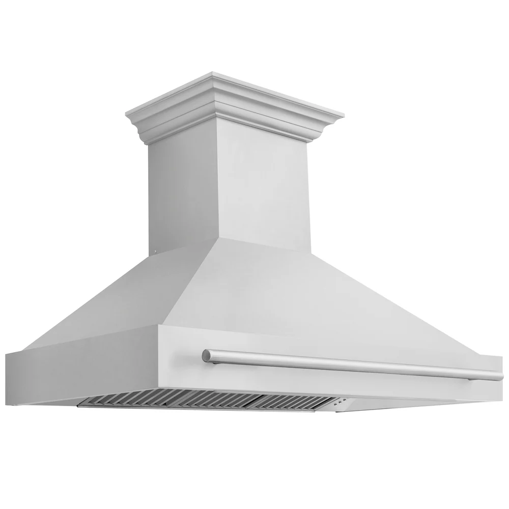 ZLINE 48" Stainless Steel Range Hood with Stainless Steel Handle (8654STX-48) - Image 5