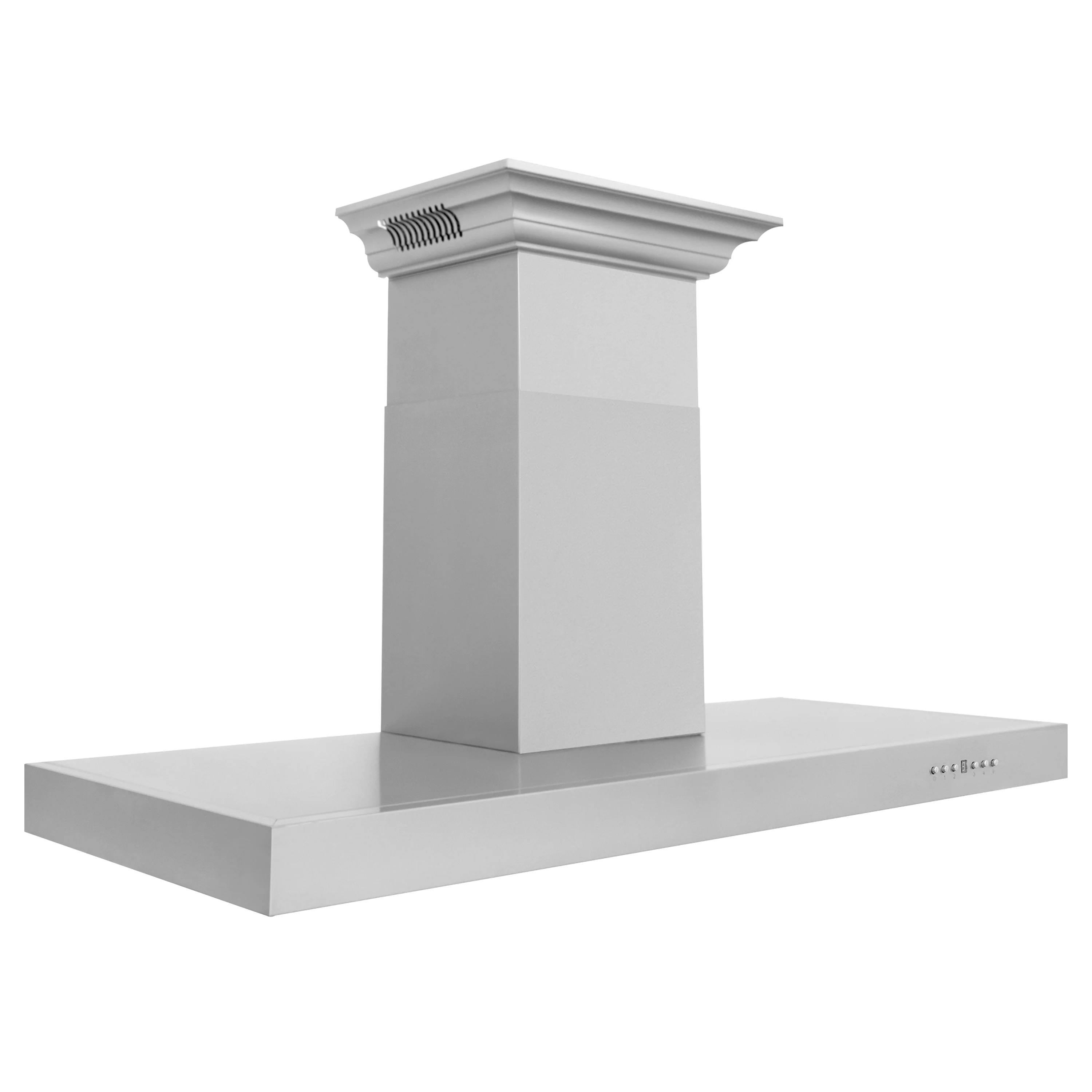 48" ZLINE CrownSound™Ducted Vent Wall Mount Range Hood in Stainless Steel with Built-in Bluetooth Speakers (KECRN-BT-48) - Image 6