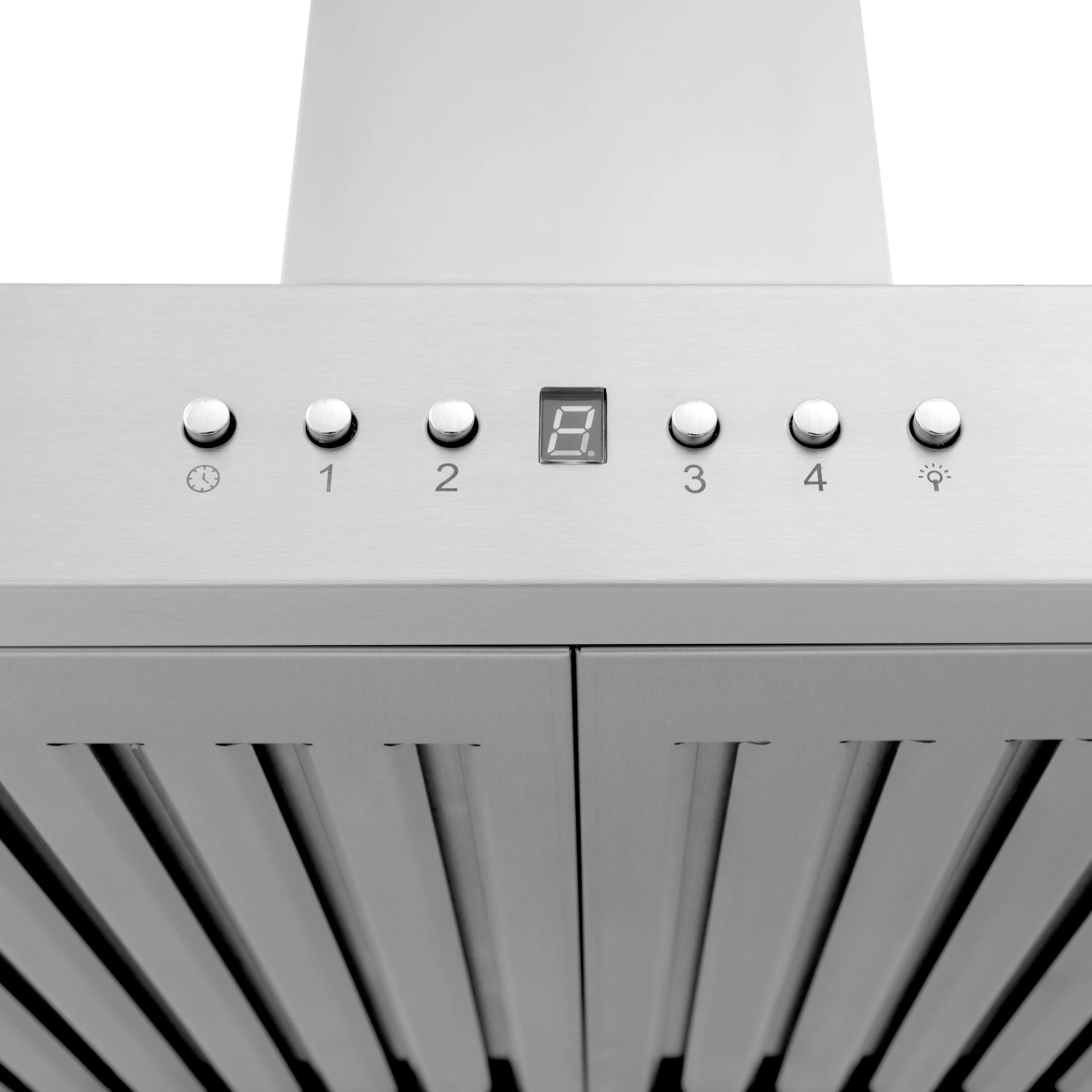 48" ZLINE CrownSound™Ducted Vent Wall Mount Range Hood in Stainless Steel with Built-in Bluetooth Speakers (KL3CRN-BT-48) - Image 9