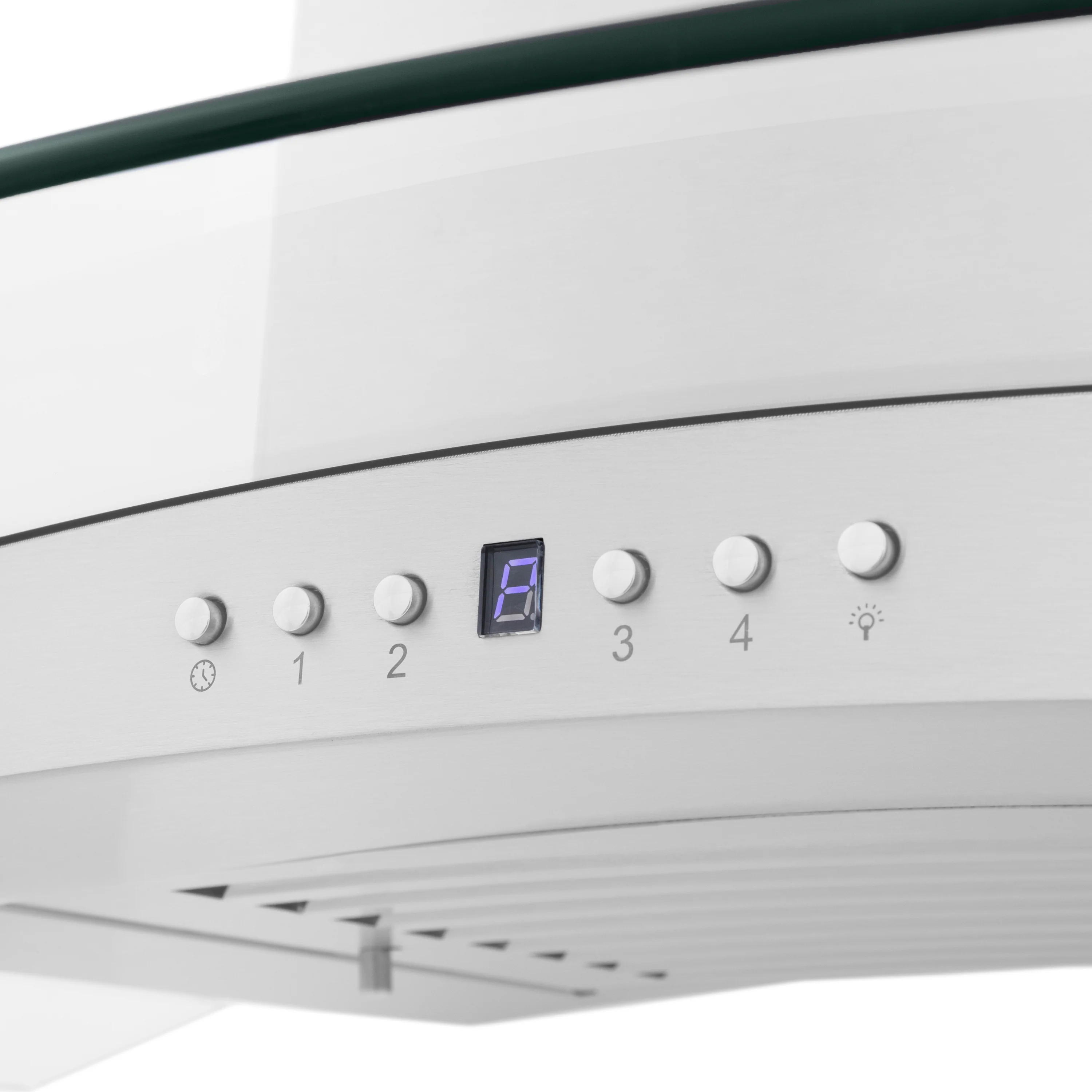 ZLINE 48" Convertible Vent Convertible Vent Wall Mount Range Hood in Stainless Steel & Glass (KN4-48) - Image 3