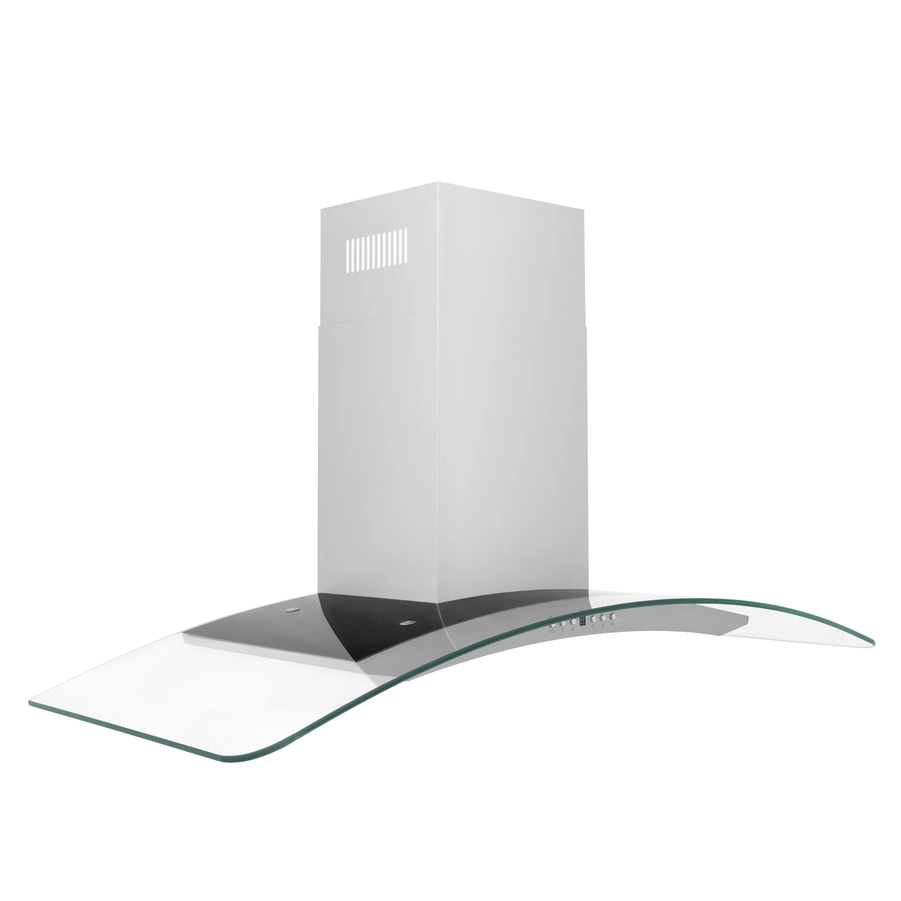 ZLINE 48" Convertible Vent Convertible Vent Wall Mount Range Hood in Stainless Steel & Glass (KN4-48) - Image 4