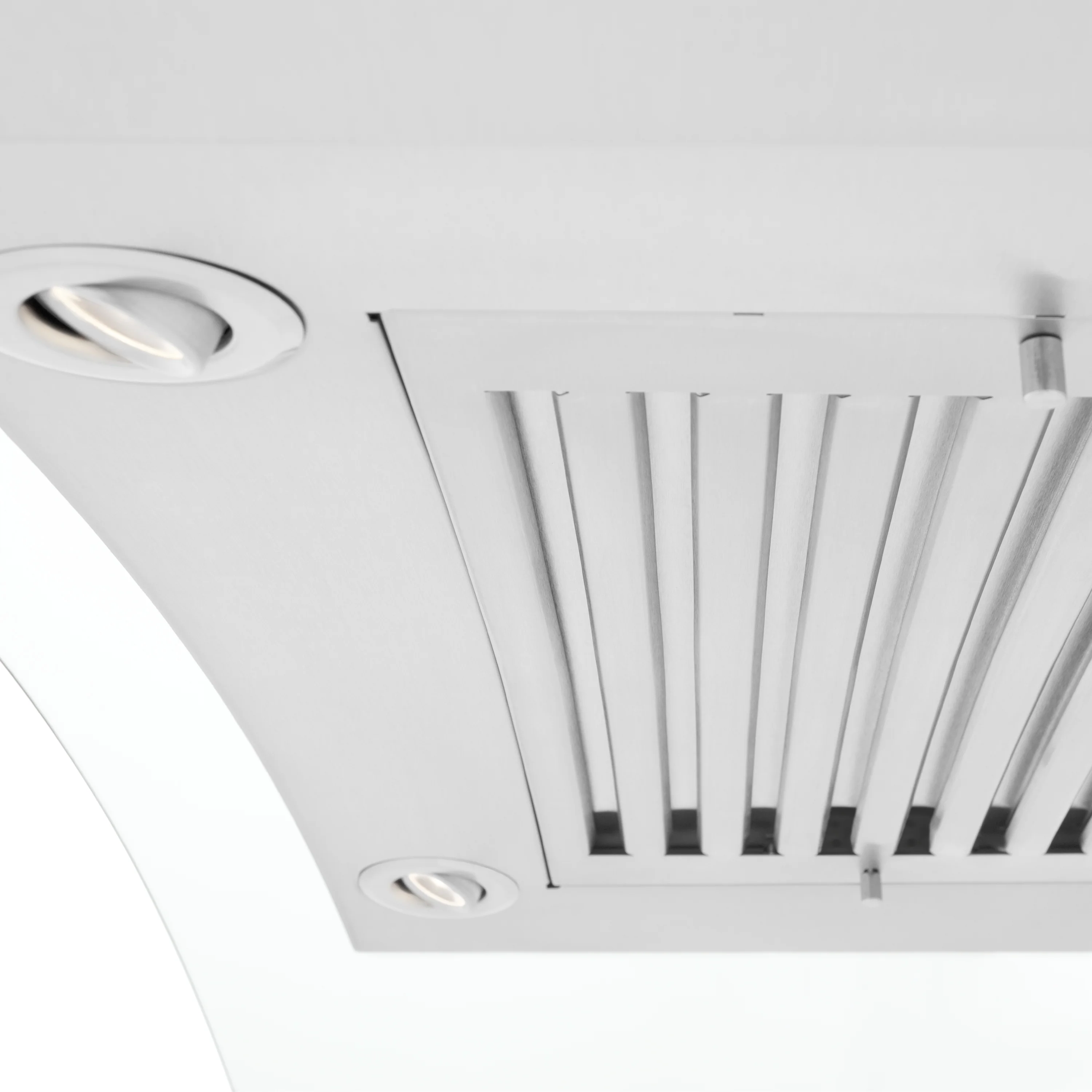 ZLINE 48" Convertible Vent Convertible Vent Wall Mount Range Hood in Stainless Steel & Glass (KN4-48) - Image 8