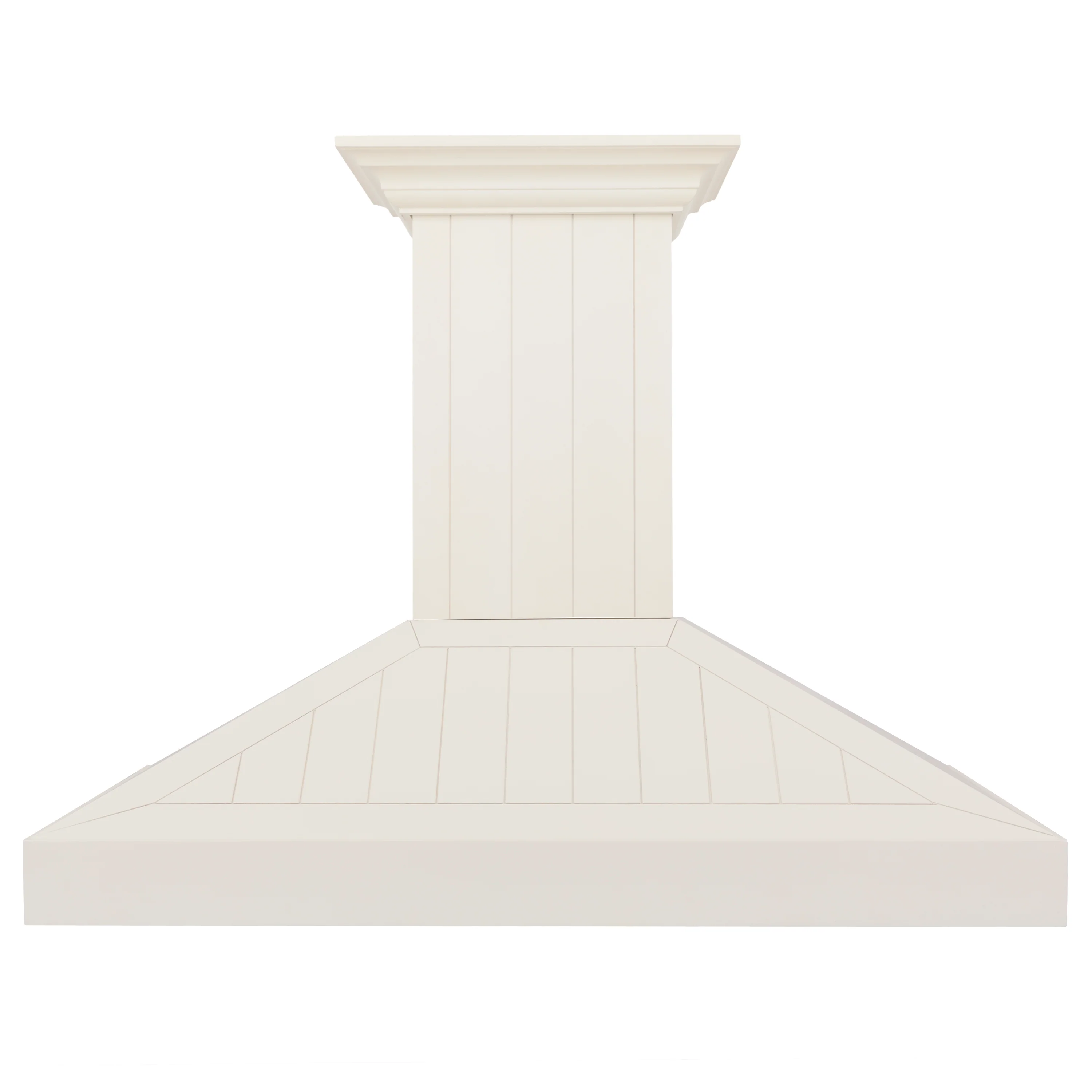 ZLINE 48" Ducted Vent Wooden Convertible Vent Wall Mount Range Hood in Cottage White (KPTT-48) - Image 5