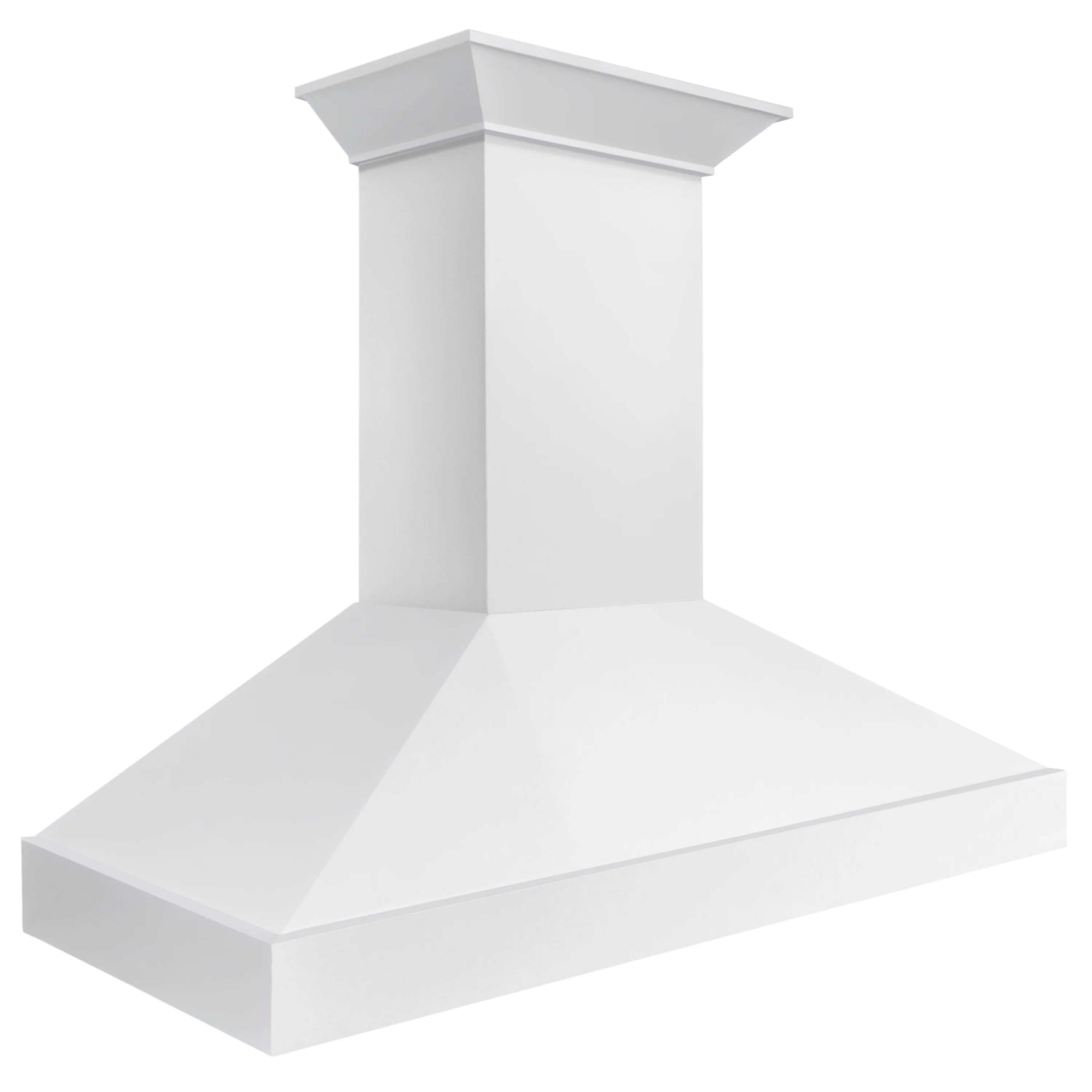 ZLINE 48 in. Wooden Wall Mount Range Hood in Smooth Bright White Finish (KBWW-48) - Image 4