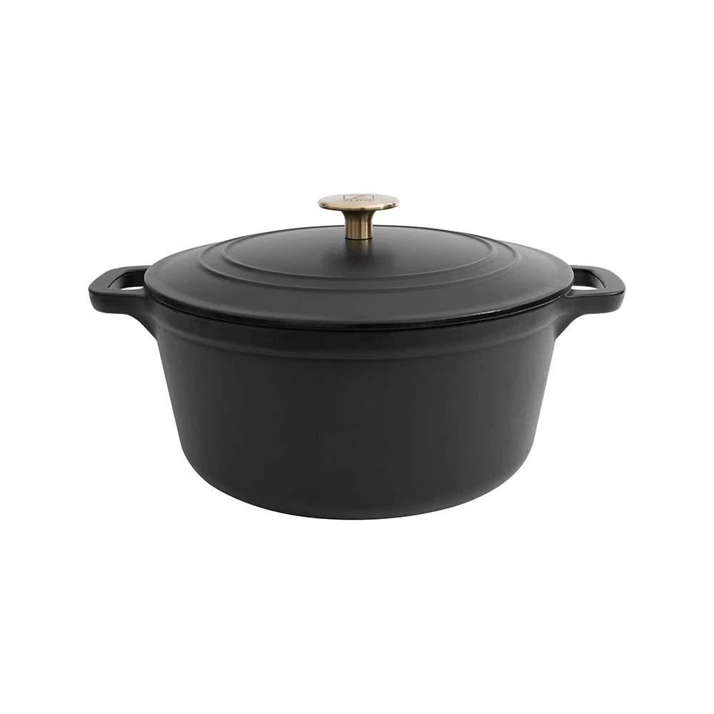 ZLINE 5-Piece Enameled Cast Iron Cookware Set in Black Matte (CWSETS-BLM-5) - Image 6