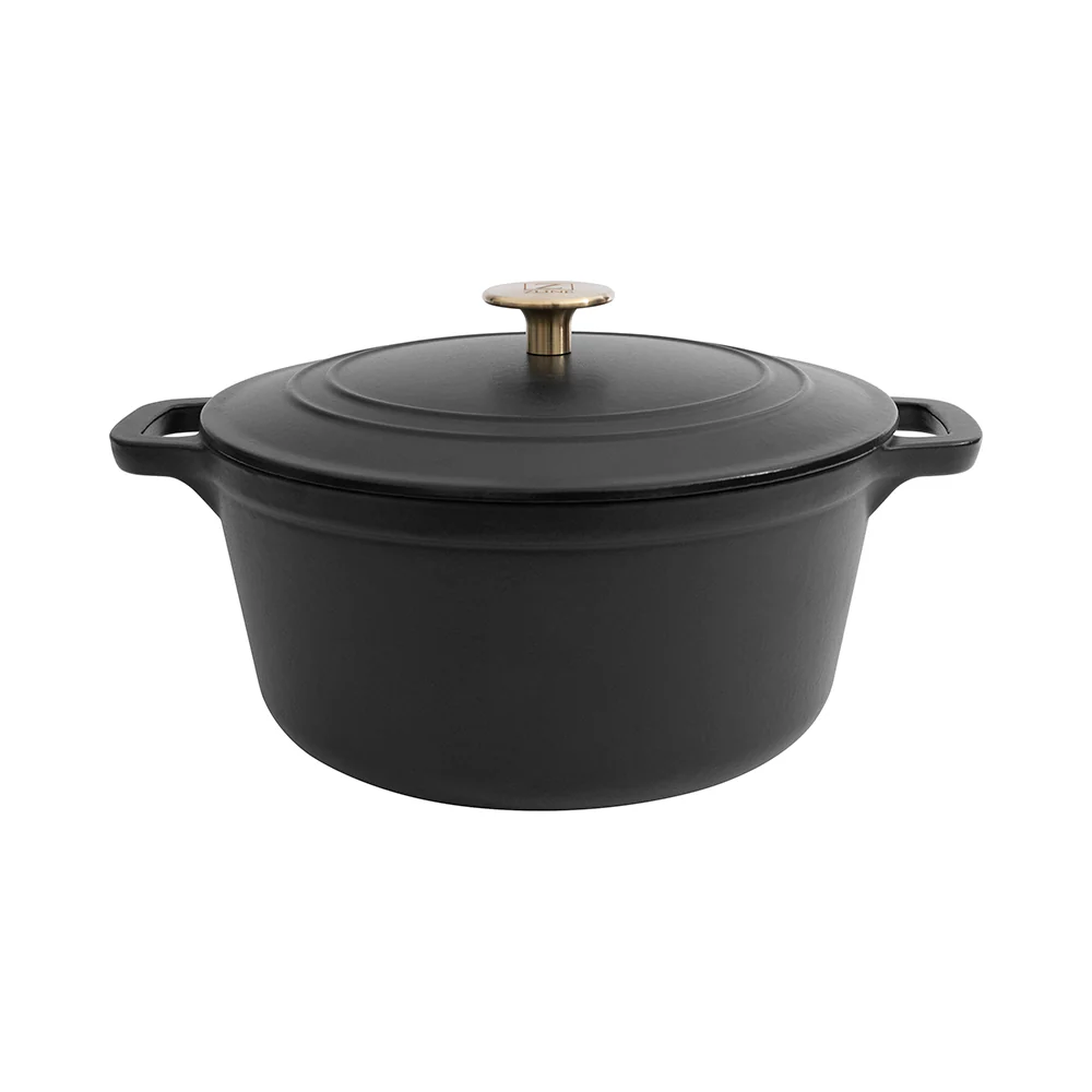 ZLINE 5-Piece Enameled Cast Iron Cookware Set in Black Matte (CWSETS-BLM-5) - Image 7