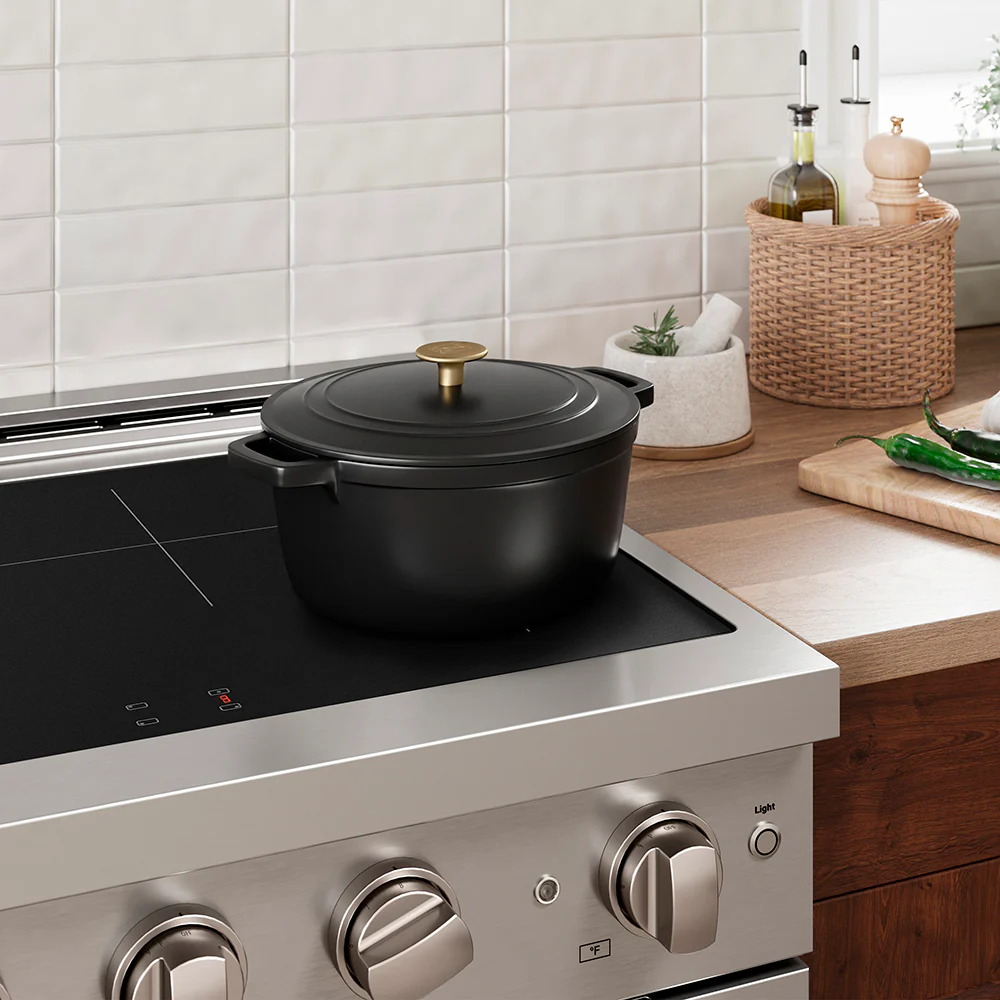 ZLINE 5-Piece Enameled Cast Iron Cookware Set in Black Matte (CWSETS-BLM-5) - Image 9