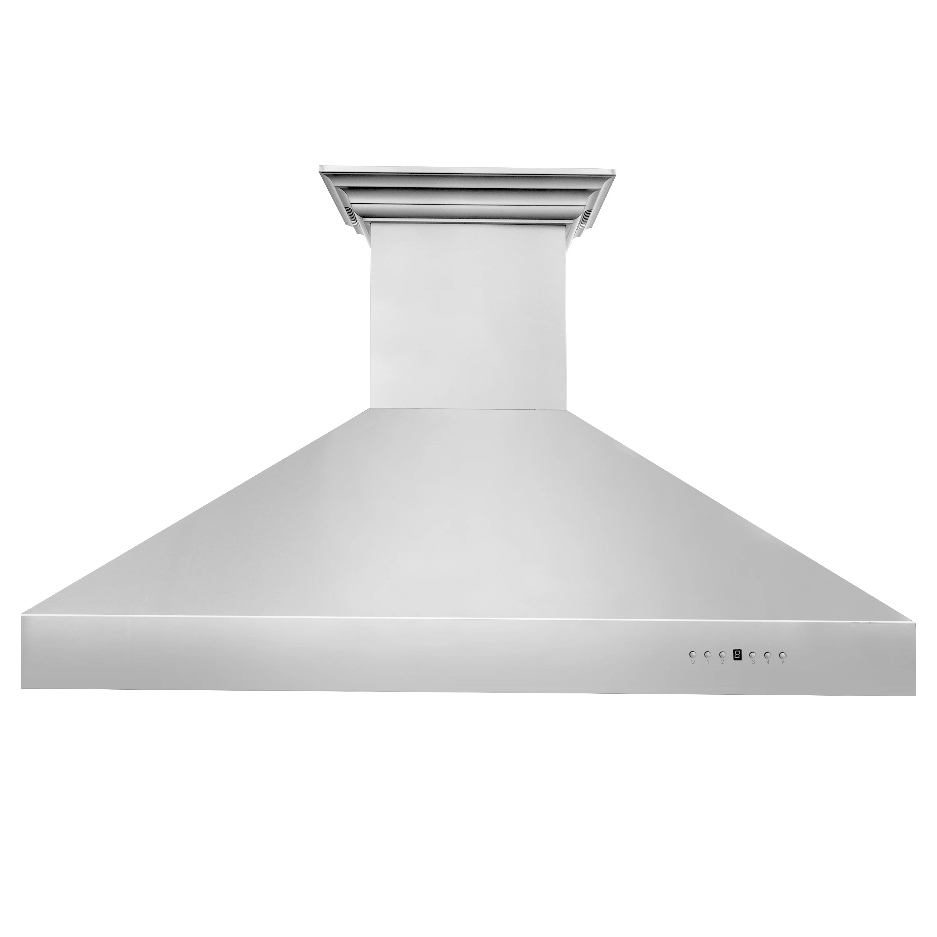 54" ZLINE CrownSound™Ducted Vent Professional Wall Mount Range Hood in Stainless Steel with Built-in Bluetooth Speakers (697CRN-BT-54) - Image 7