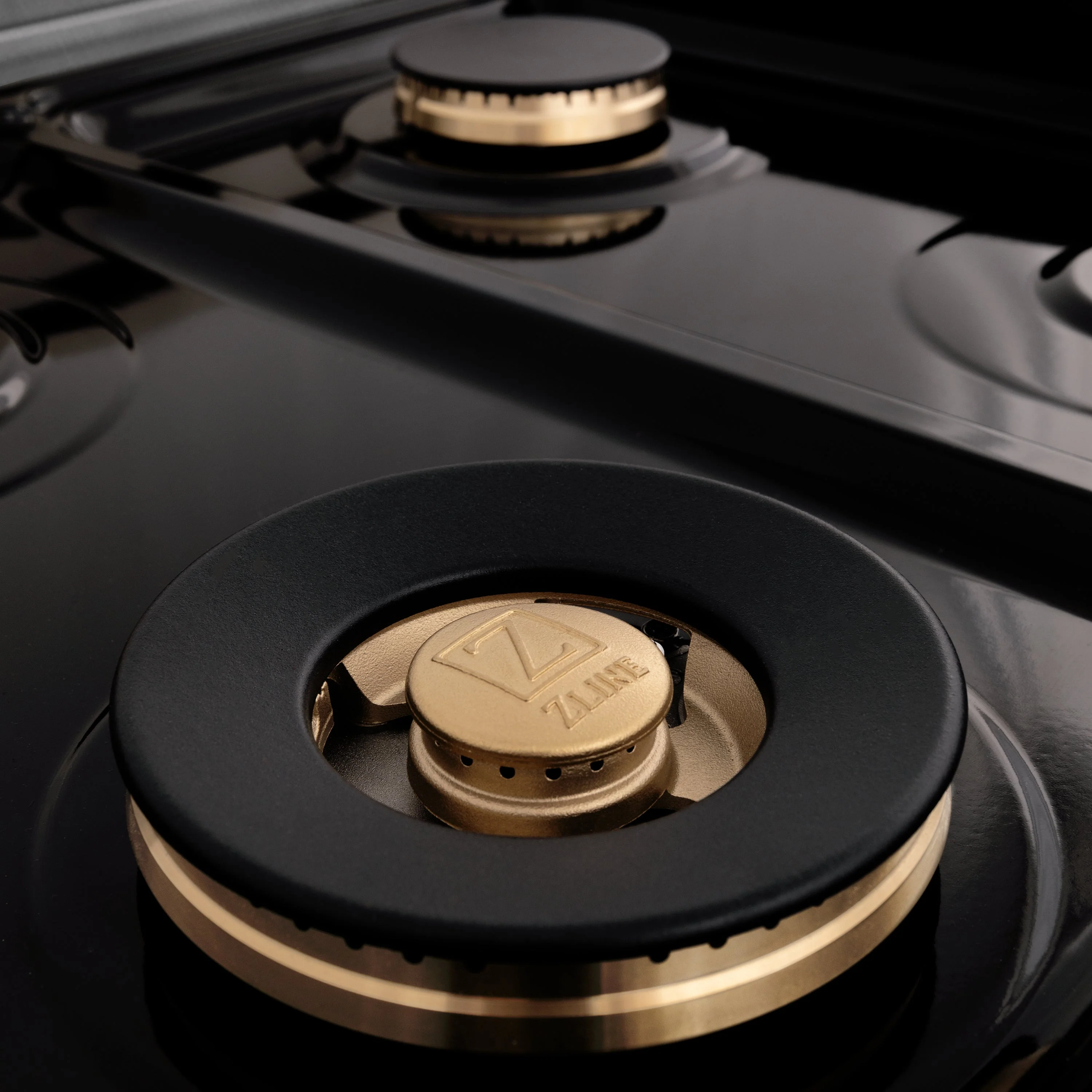 ZLINE 60 in. 7.4 cu. ft. Legacy Dual Fuel Range with Gas Cooktop and 2 Electric Convection Ovens in Satin Stainless Steel with 8 Brass Burners and Griddle (RAS-SN-BR-GR-60) - Image 10