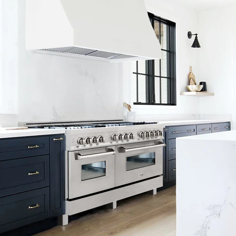 ZLINE 60 in. 7.4 cu. ft. Legacy Dual Fuel Range with 9 Burner Gas Cooktop and 2 Electric Convection Ovens in Satin Stainless Steel, Open Box-Great Condition - Image 26