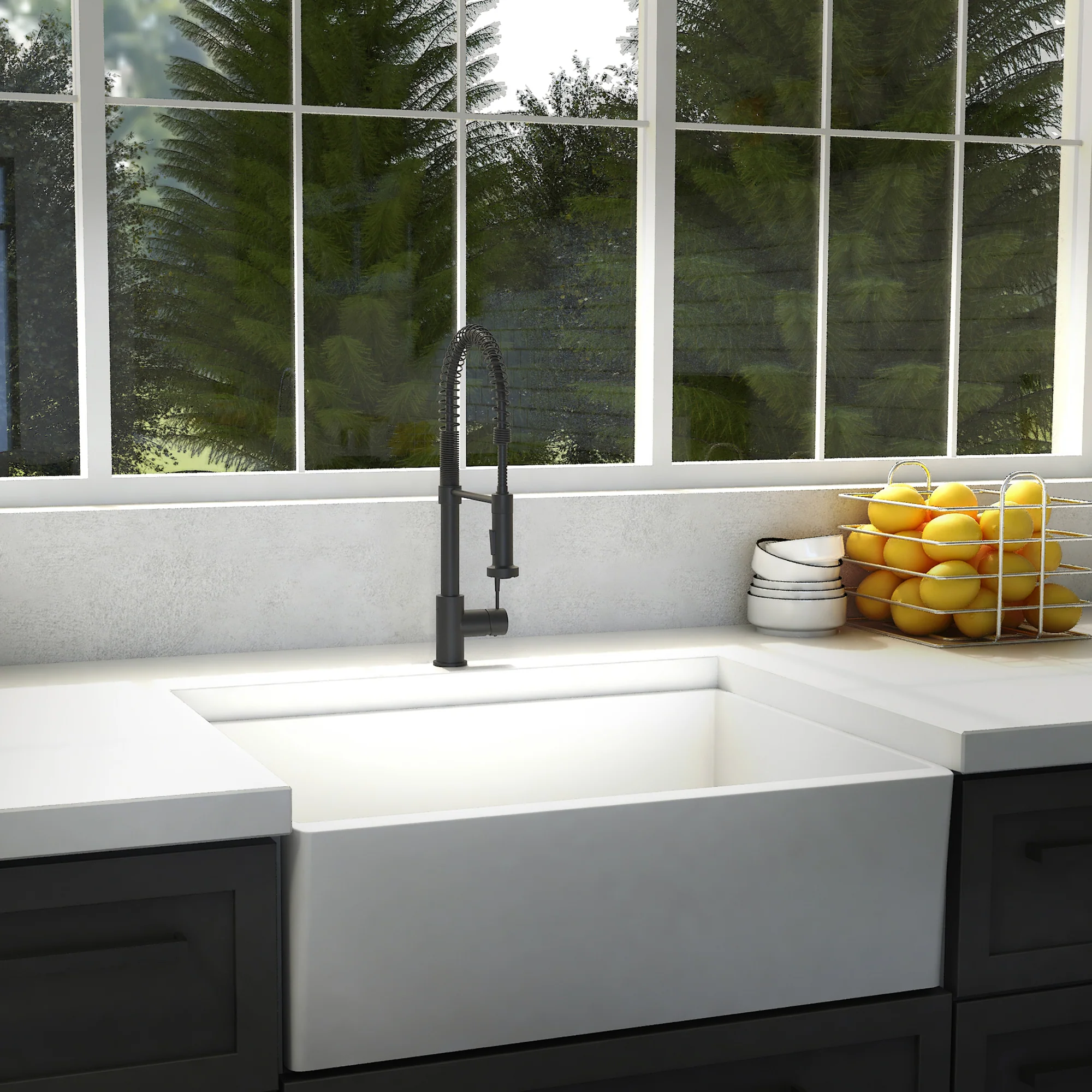 ZLINE Apollo Kitchen Faucet in Matte Black (APL-KF-MB) - Image 2