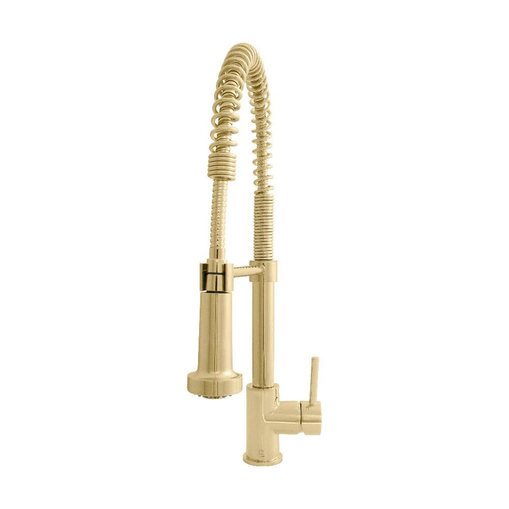 ZLINE Apollo Pull Down Spring Kitchen Faucet in Polished Gold (APL-KF-PG) - Image 2