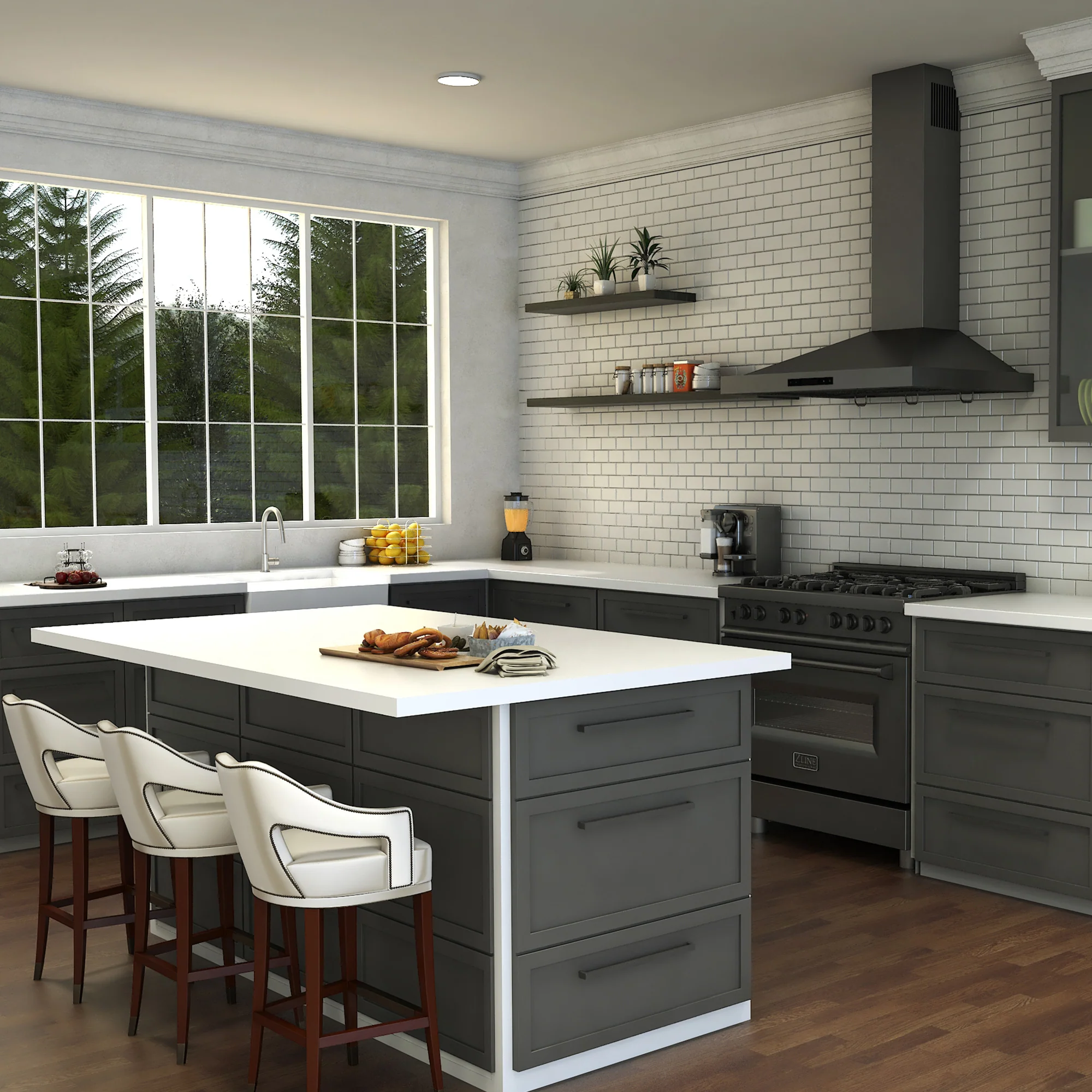 ZLINE Arthur Kitchen Faucet in Brushed Nickel (ATH-KF-BN) - Image 9