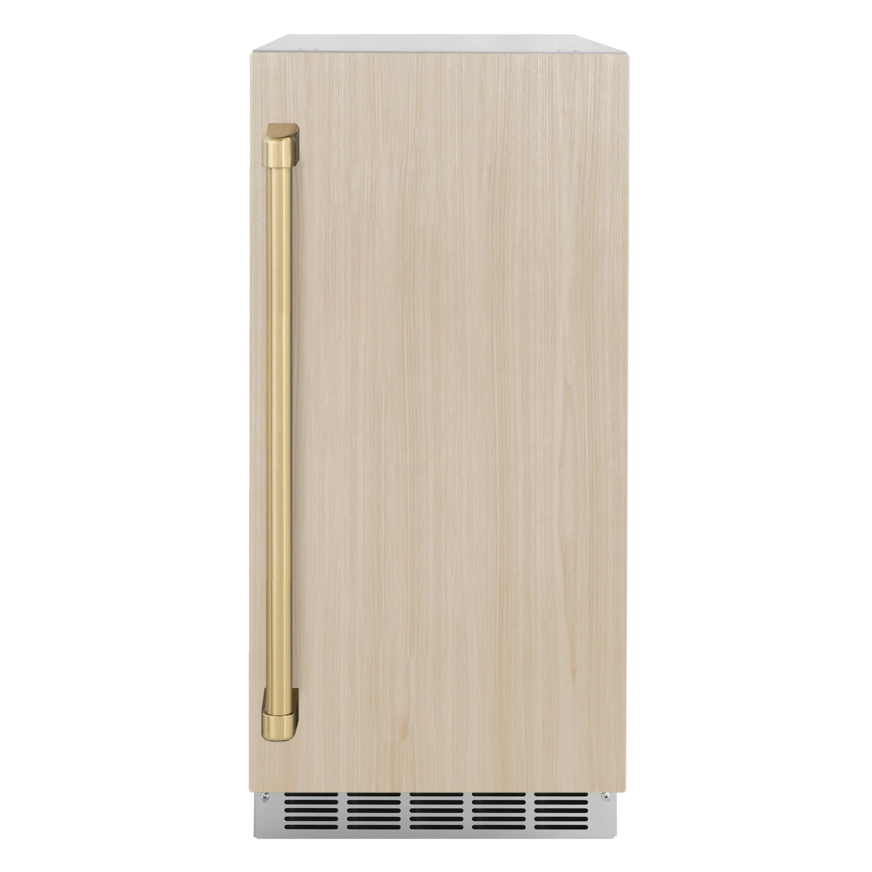 ZLINE Autograph Edition 15 in. Touchstone Gourmet Ice Maker with Drain Pump and Panel Ready Door with Champagne Bronze Handle (IGMDPZ-15-CB) - Image 5